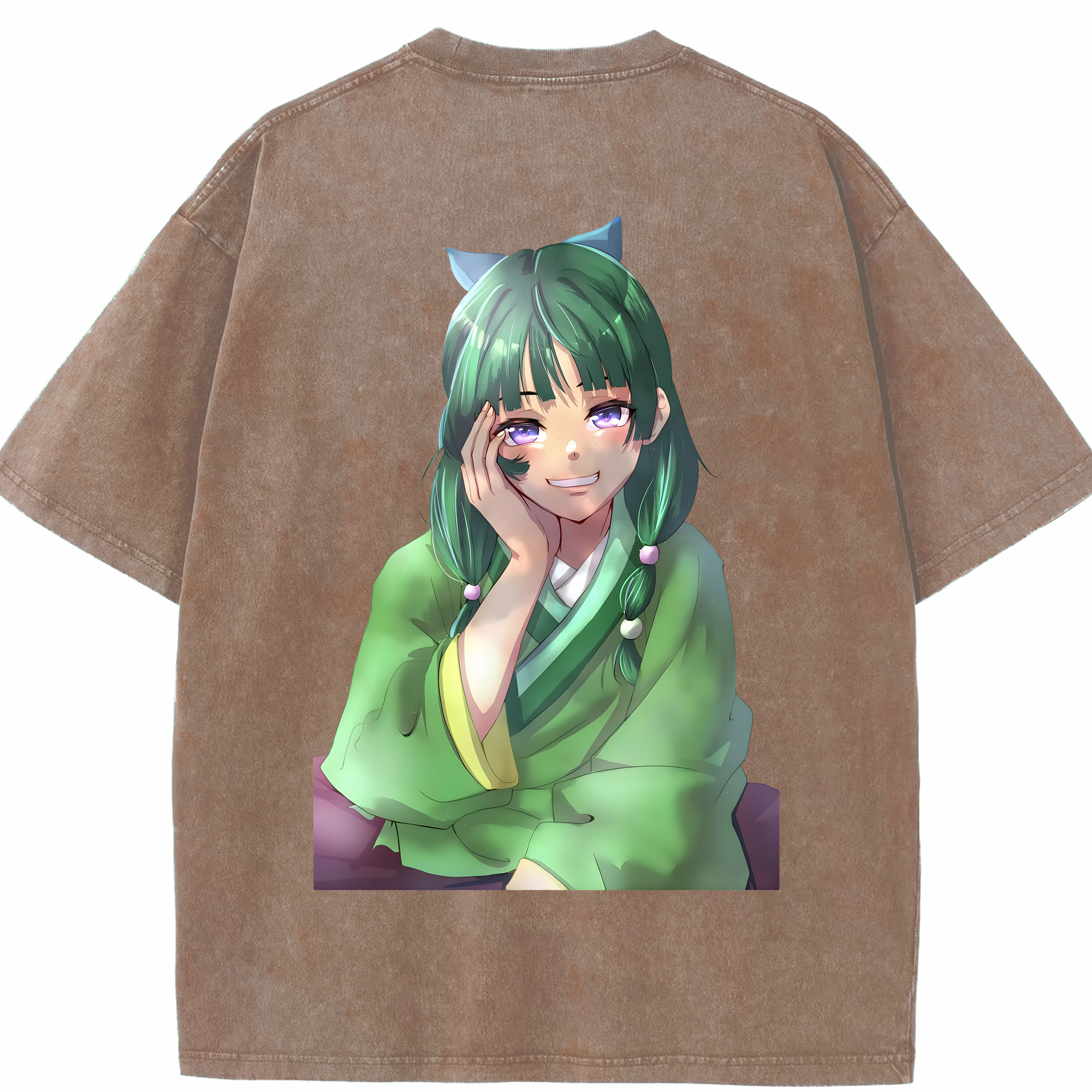 （画像用） 薬屋のひとりごと The Apothecary Diaries 綿100% ヴィンテージ風 半袖Tシャツ（背面プリント）