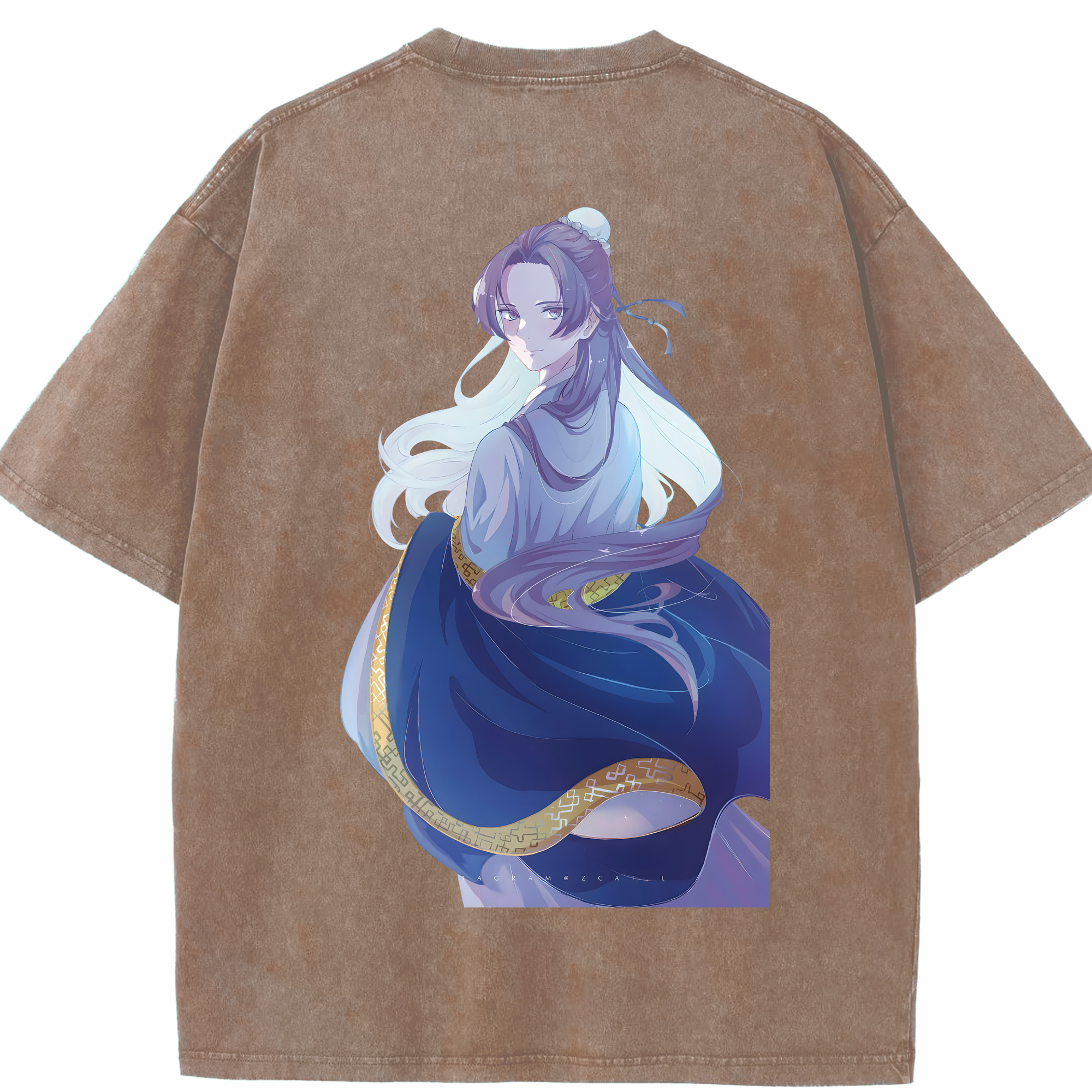 （画像用） 薬屋のひとりごと The Apothecary Diaries 綿100% ヴィンテージ風 半袖Tシャツ（背面プリント）