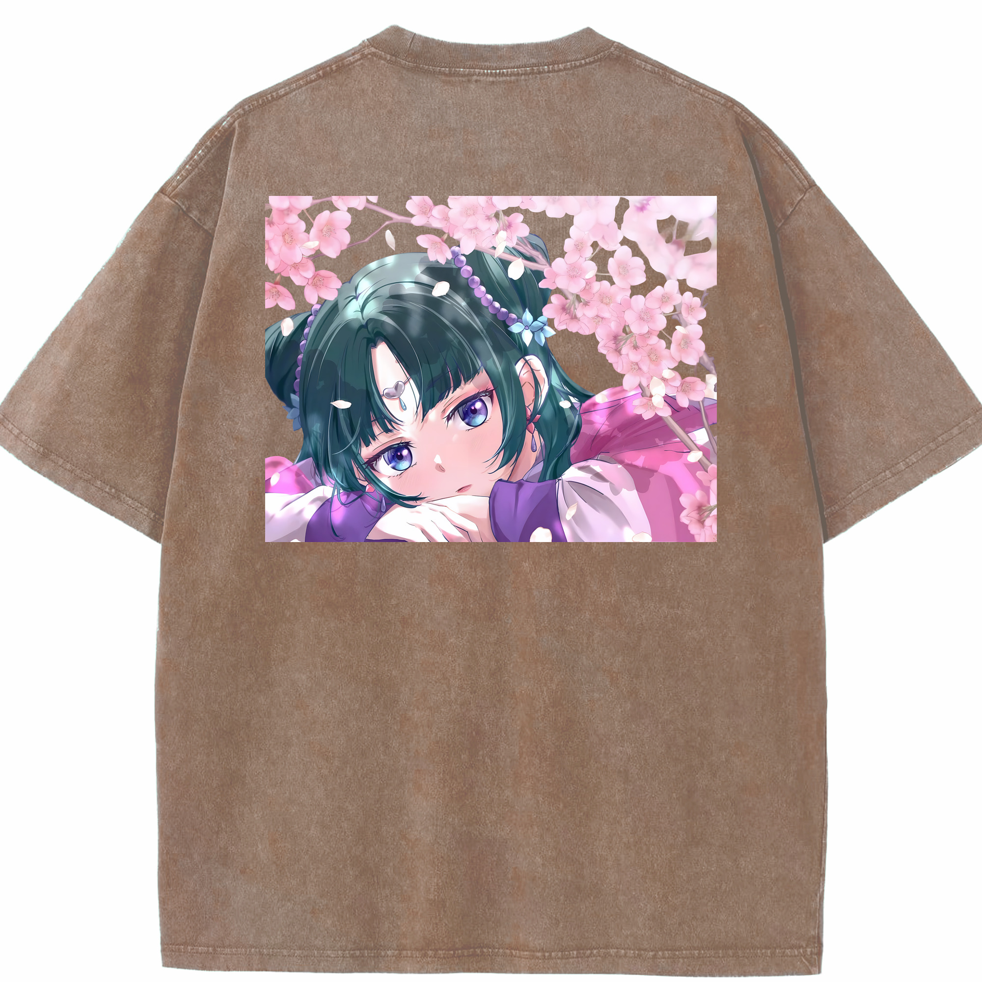 （画像用） 薬屋のひとりごと The Apothecary Diaries 綿100% ヴィンテージ風 半袖Tシャツ（背面プリント）