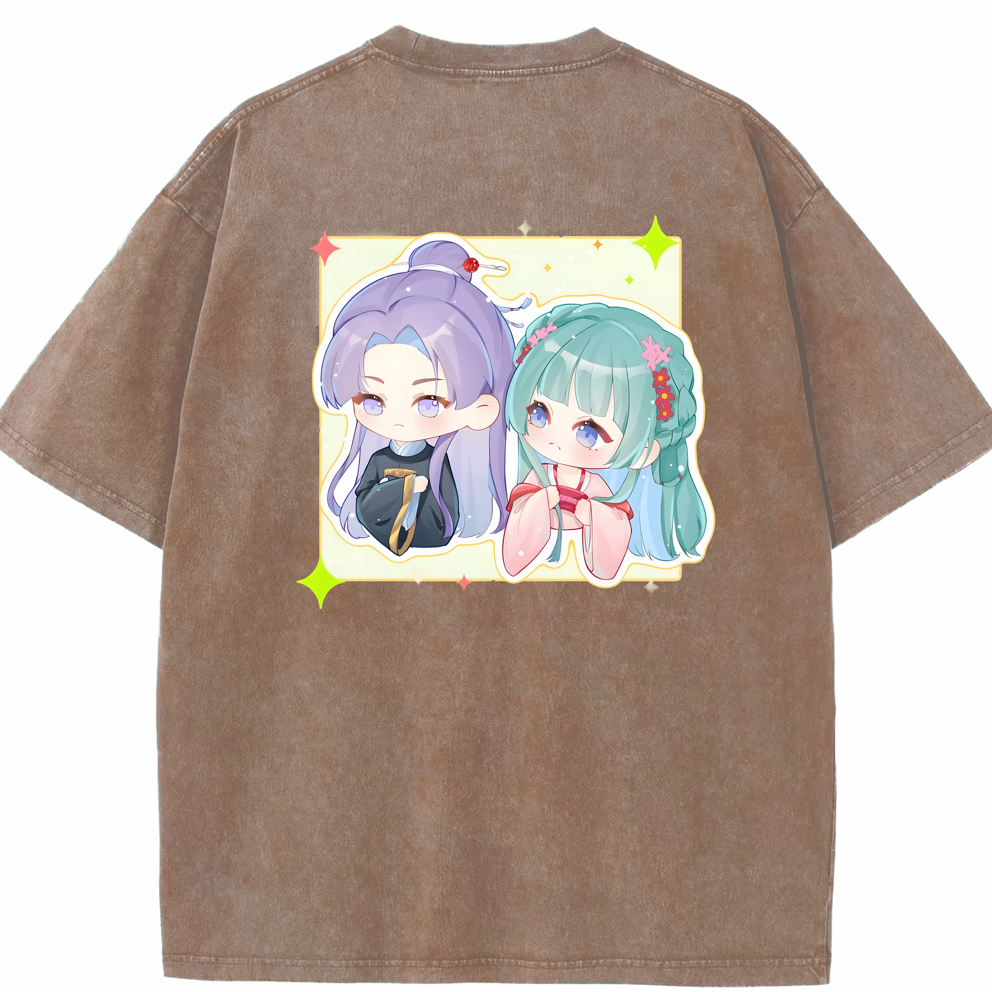 （画像用） 薬屋のひとりごと The Apothecary Diaries 綿100% ヴィンテージ風 半袖Tシャツ（背面プリント）