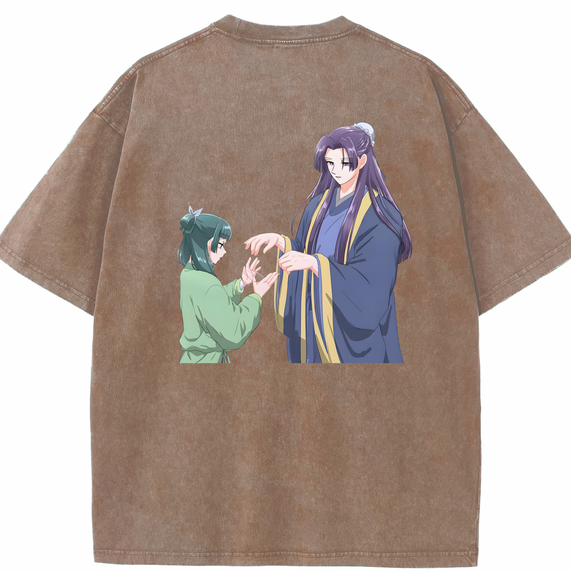 （画像用） 薬屋のひとりごと The Apothecary Diaries 綿100% ヴィンテージ風 半袖Tシャツ（背面プリント）