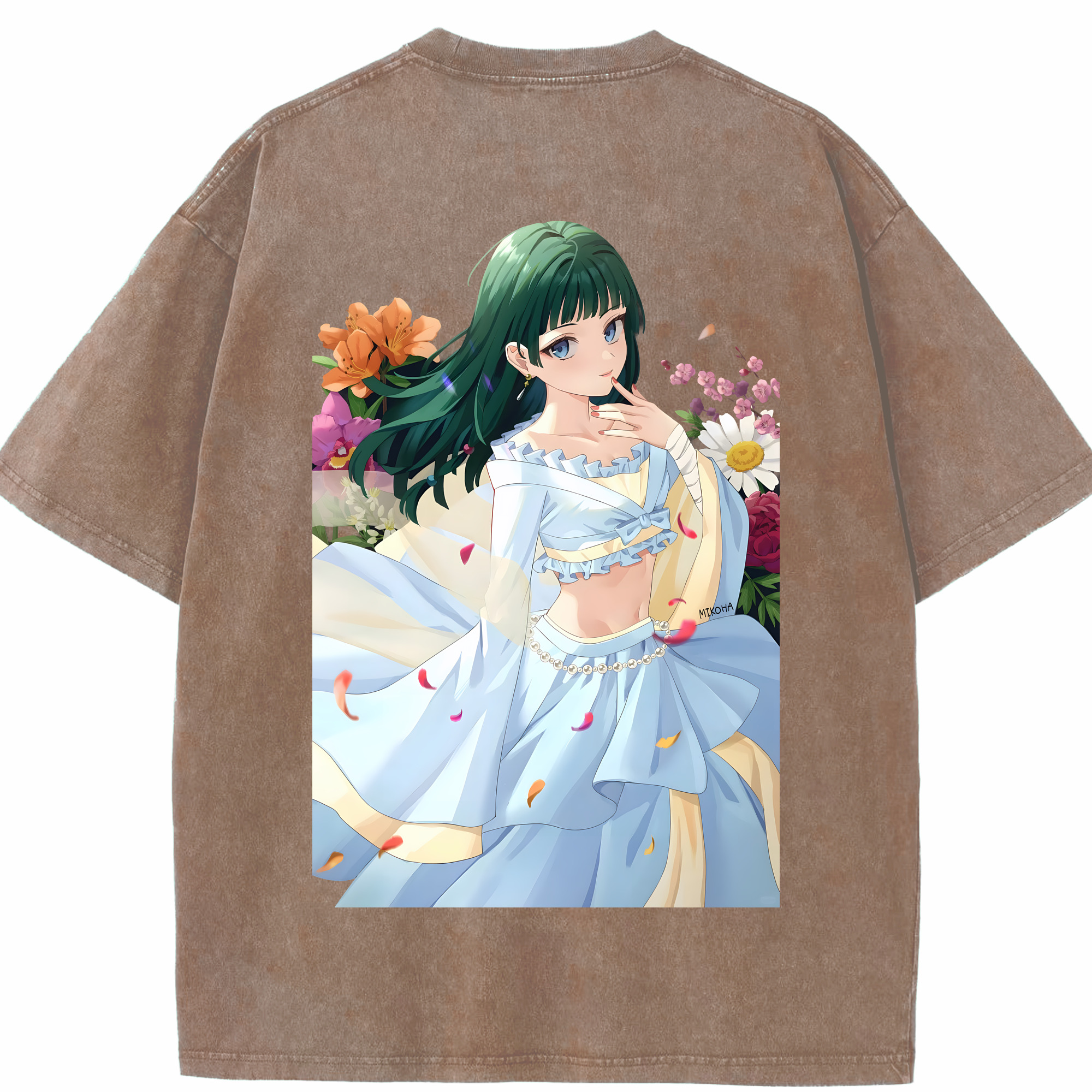 （画像用） 薬屋のひとりごと The Apothecary Diaries 綿100% ヴィンテージ風 半袖Tシャツ（背面プリント）