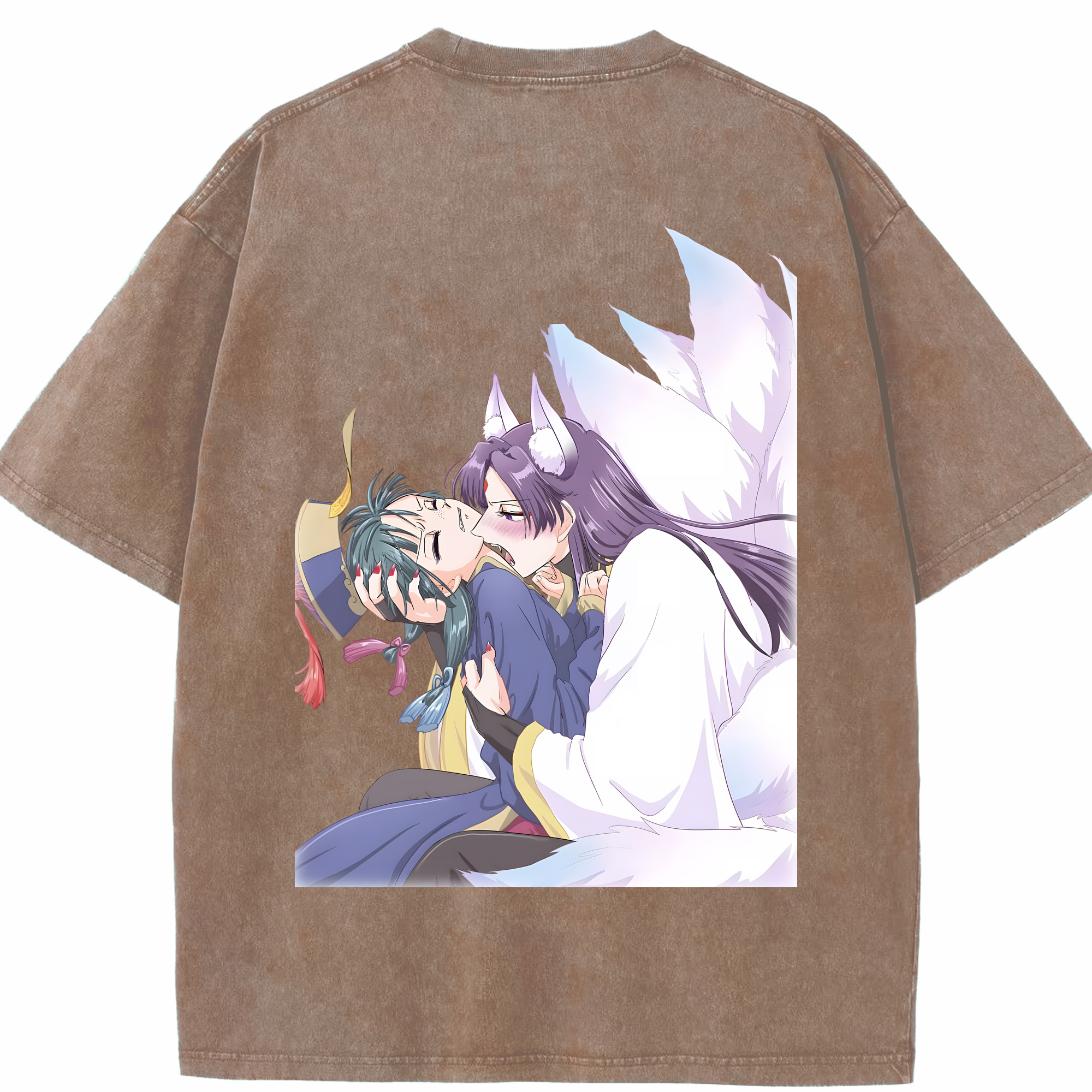 （画像用） 薬屋のひとりごと The Apothecary Diaries 綿100% ヴィンテージ風 半袖Tシャツ（背面プリント）