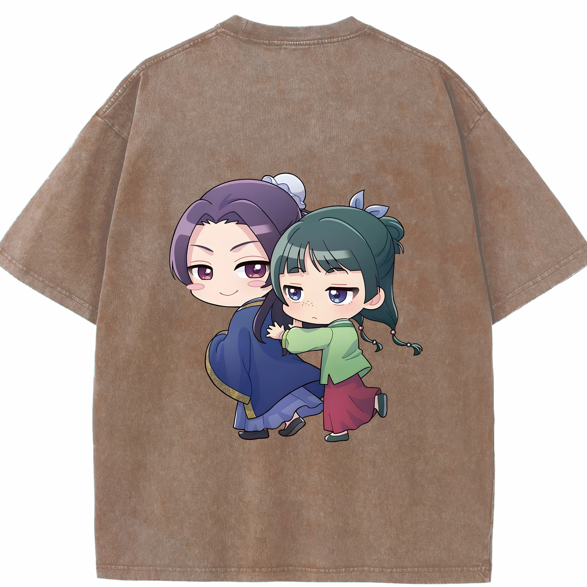 （画像用） 薬屋のひとりごと The Apothecary Diaries 綿100% ヴィンテージ風 半袖Tシャツ（背面プリント）