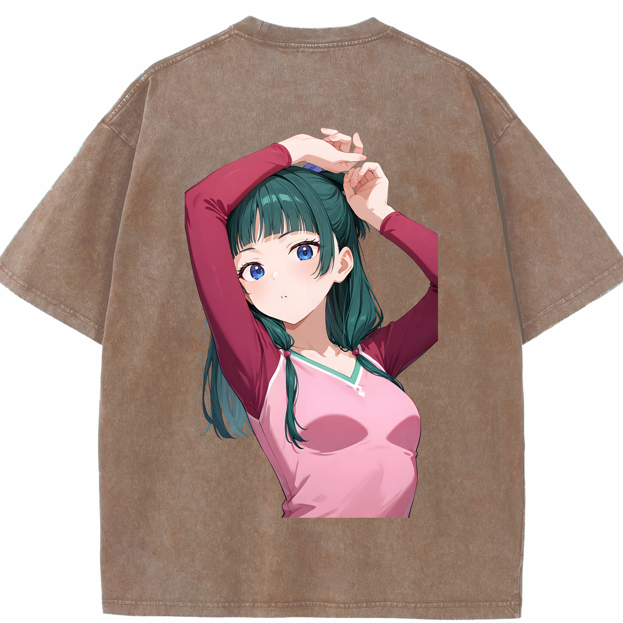 （画像用） 薬屋のひとりごと The Apothecary Diaries 綿100% ヴィンテージ風 半袖Tシャツ（背面プリント）