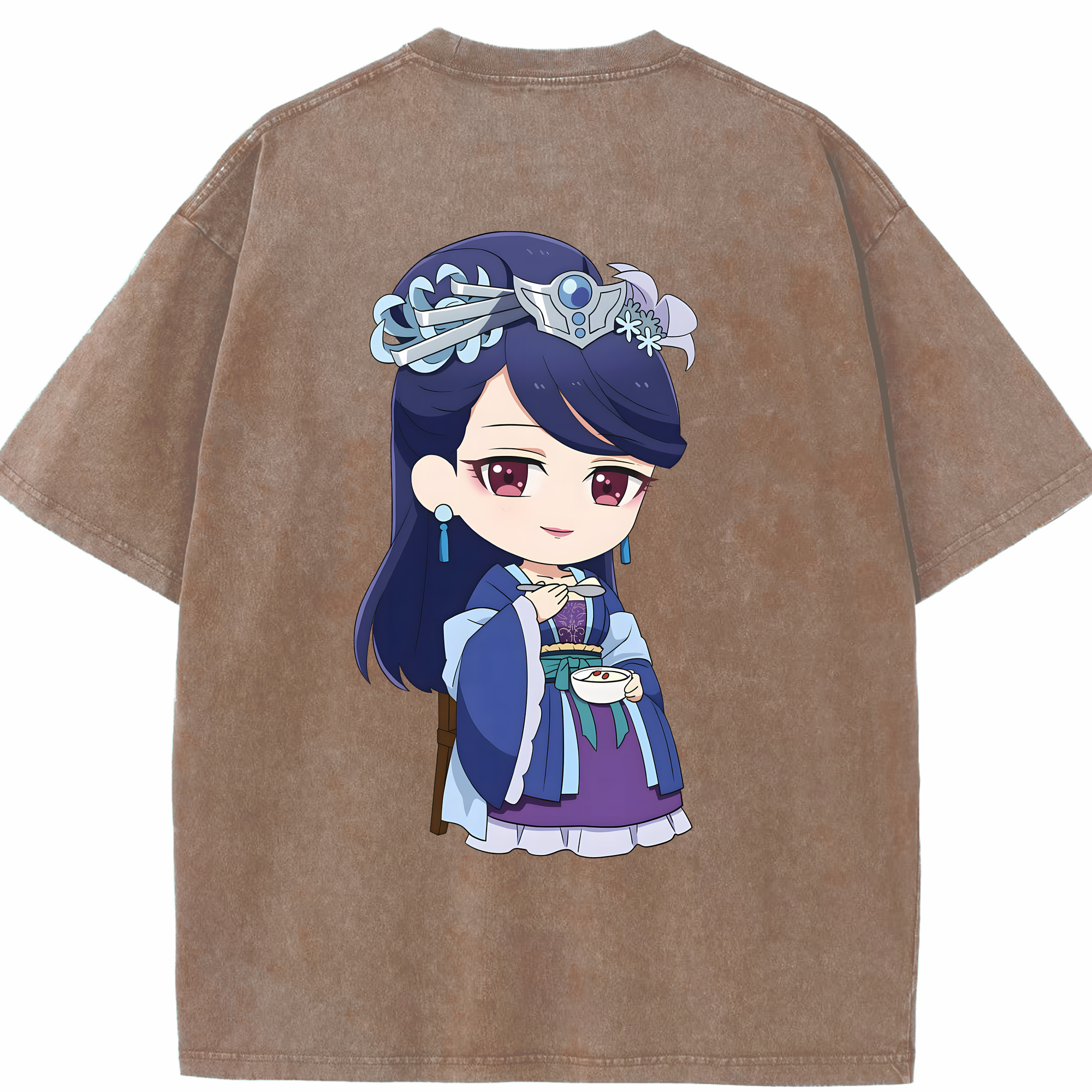 （画像用） 薬屋のひとりごと The Apothecary Diaries 綿100% ヴィンテージ風 半袖Tシャツ（背面プリント）