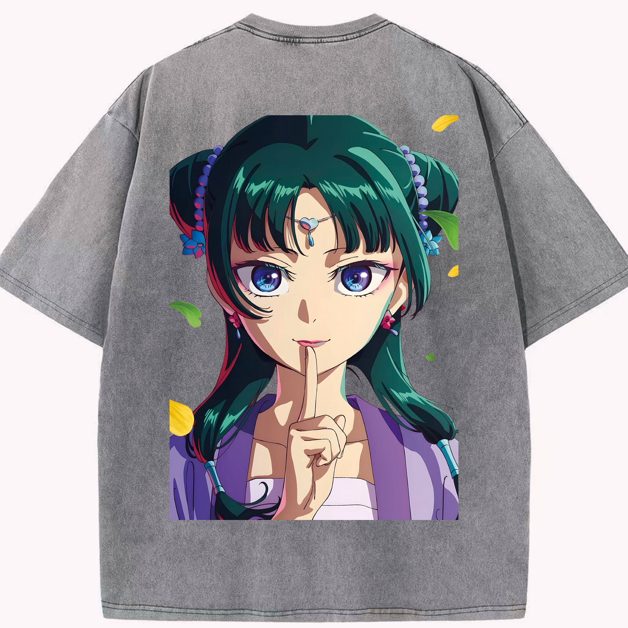 （画像用） 薬屋のひとりごと The Apothecary Diaries 綿100% ヴィンテージ風 半袖Tシャツ（背面プリント）