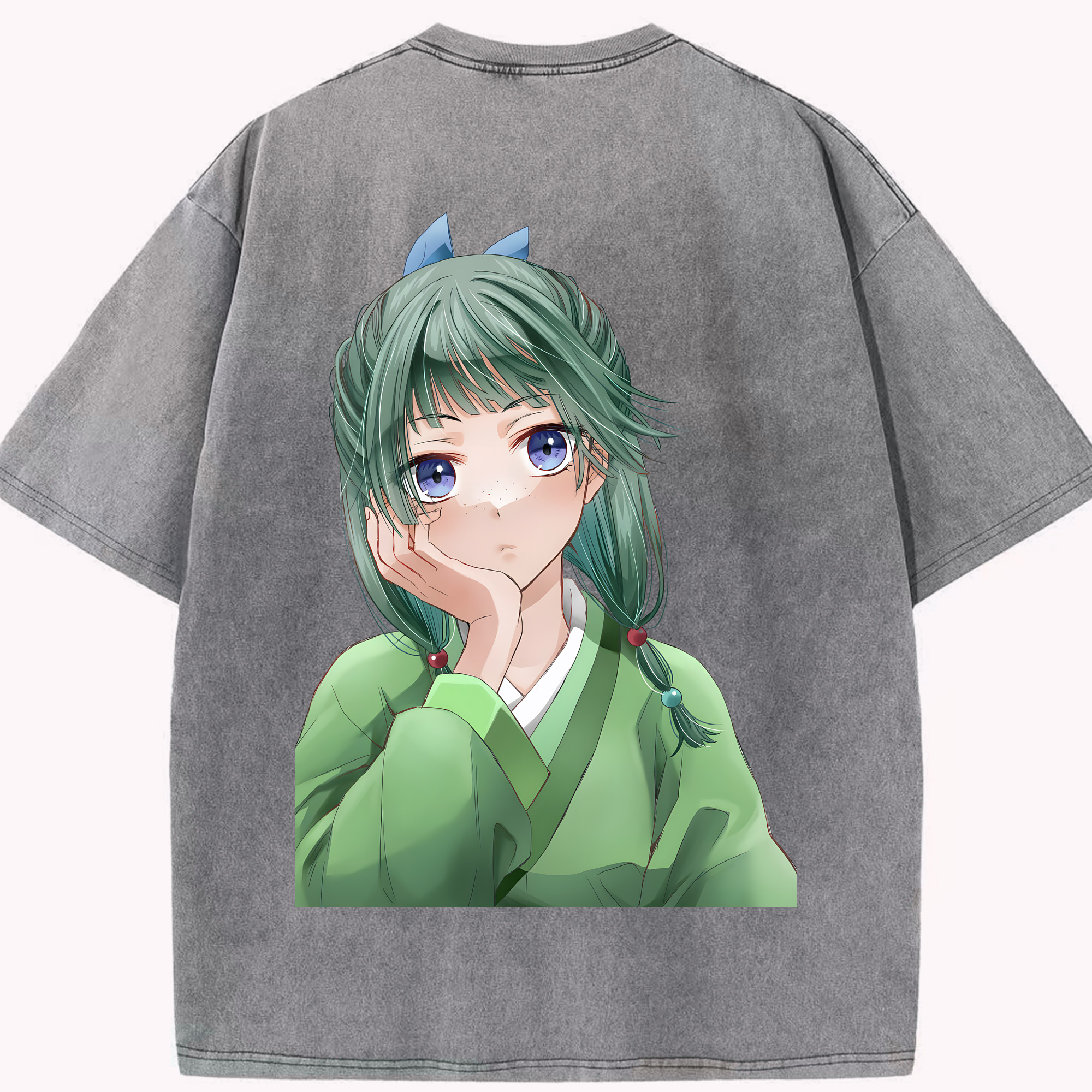 （画像用） 薬屋のひとりごと The Apothecary Diaries 綿100% ヴィンテージ風 半袖Tシャツ（背面プリント）
