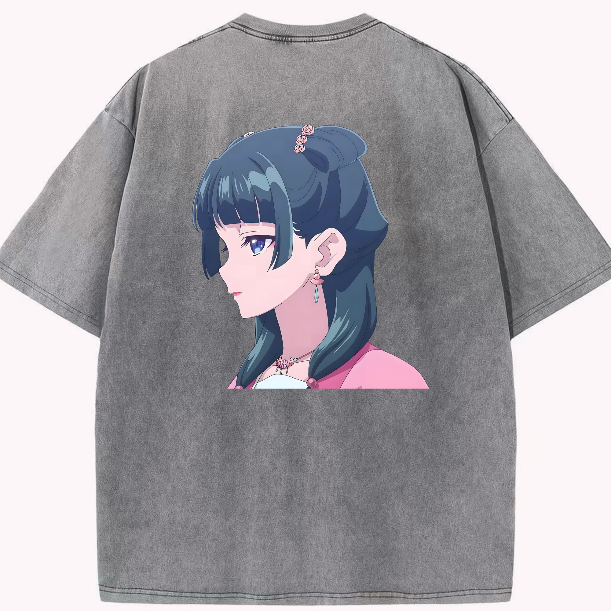 （画像用） 薬屋のひとりごと The Apothecary Diaries 綿100% ヴィンテージ風 半袖Tシャツ（背面プリント）