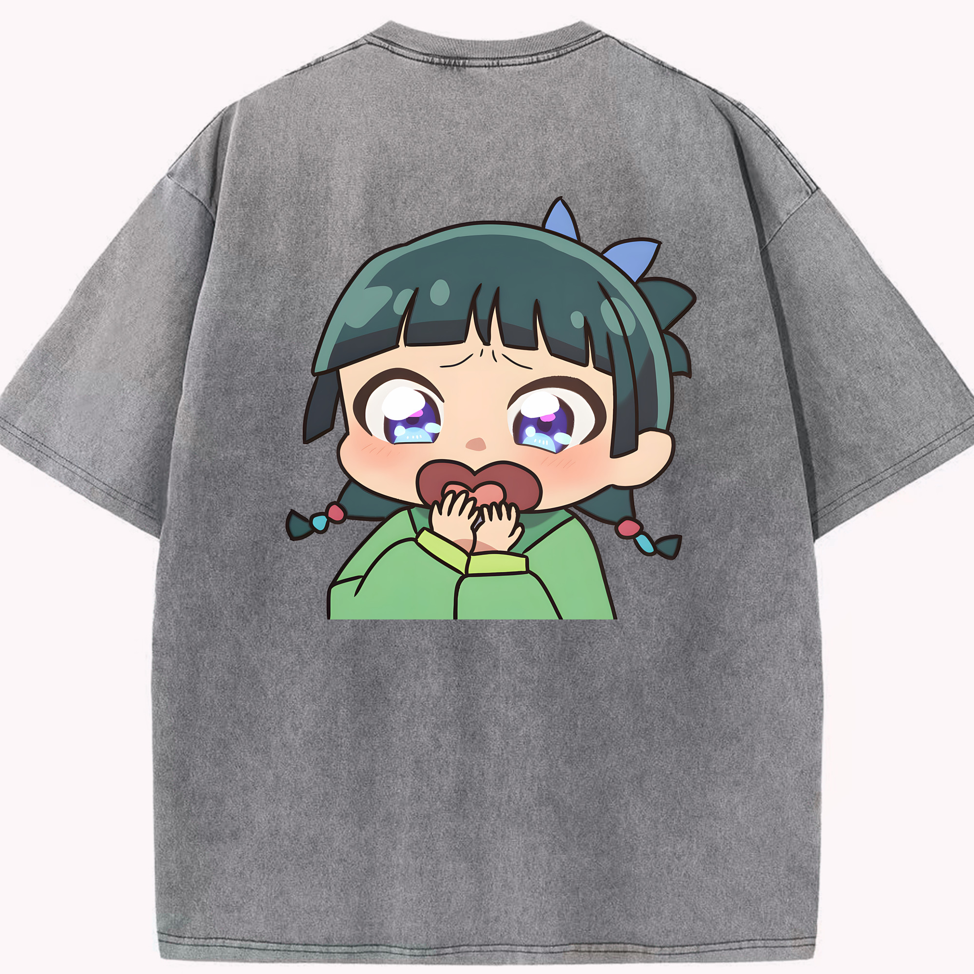 （画像用） 薬屋のひとりごと The Apothecary Diaries 綿100% ヴィンテージ風 半袖Tシャツ（背面プリント）