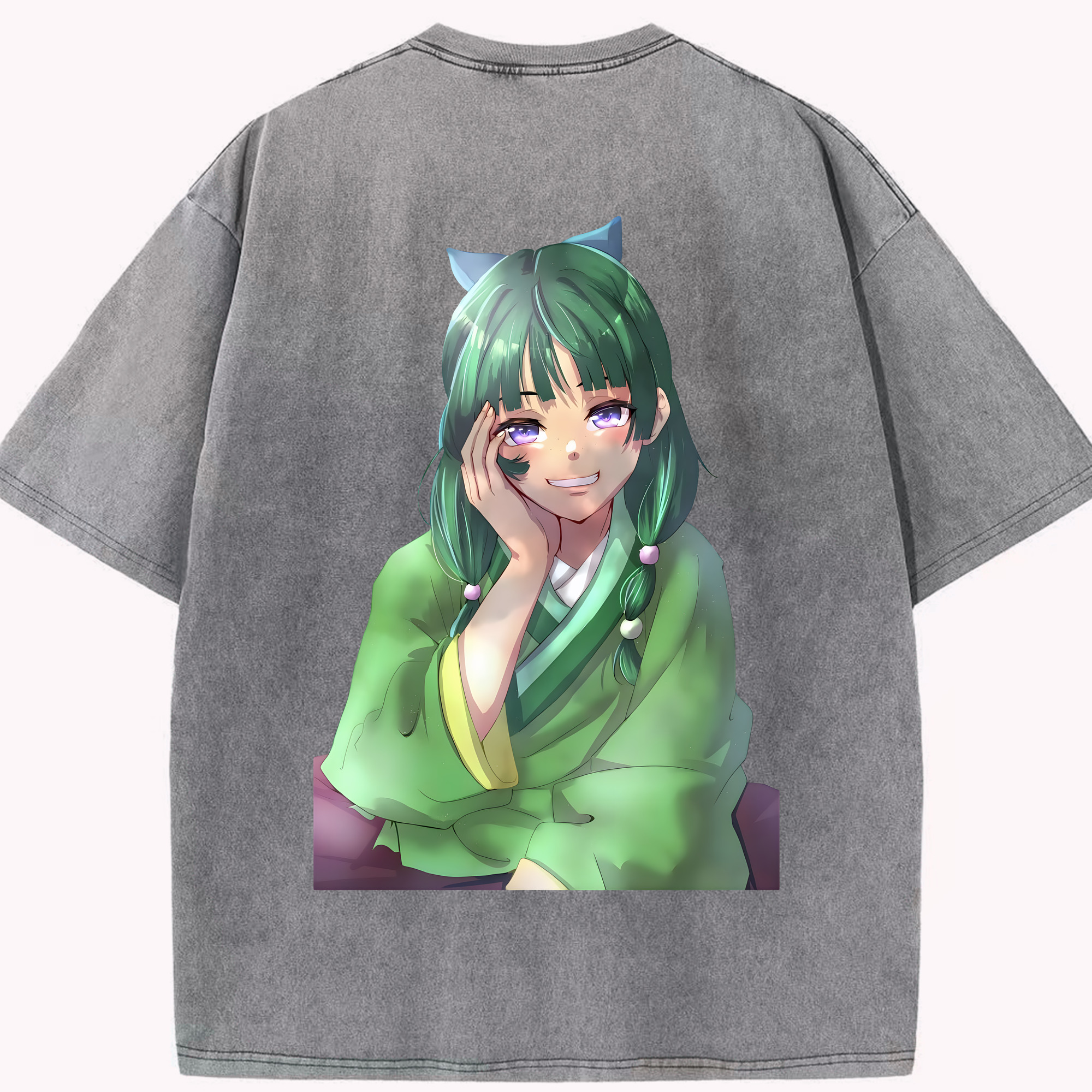 （画像用） 薬屋のひとりごと The Apothecary Diaries 綿100% ヴィンテージ風 半袖Tシャツ（背面プリント）