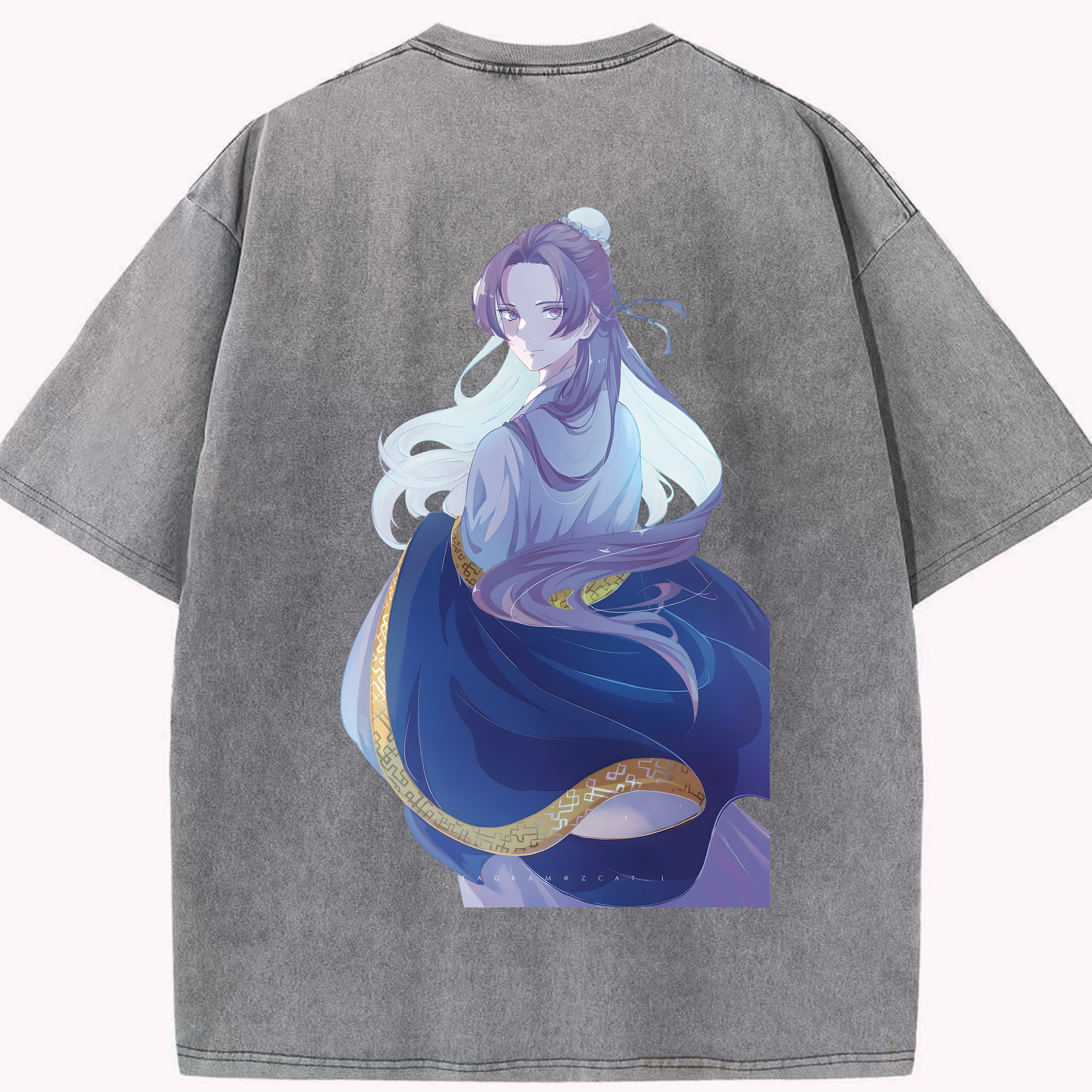 （画像用） 薬屋のひとりごと The Apothecary Diaries 綿100% ヴィンテージ風 半袖Tシャツ（背面プリント）