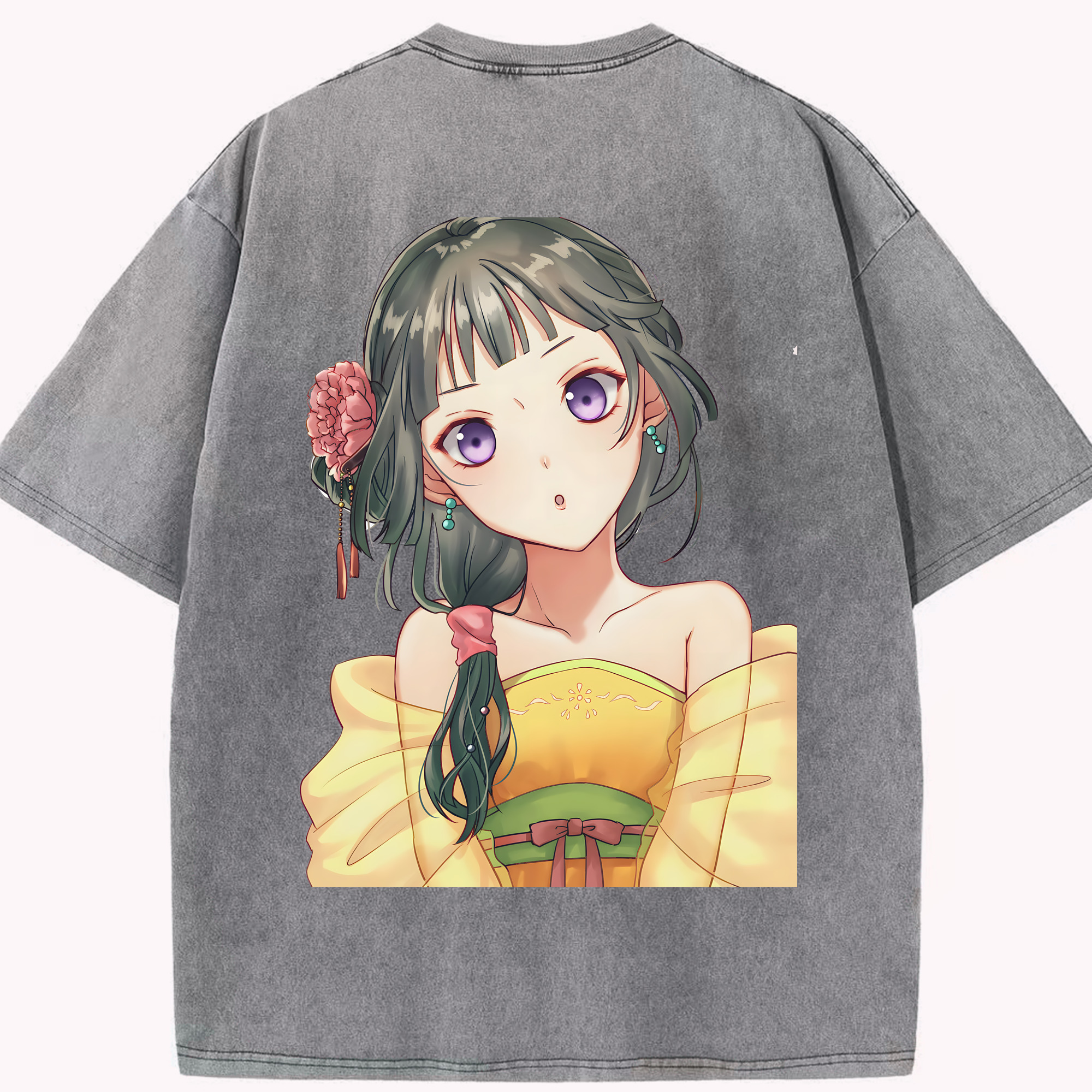 （画像用） 薬屋のひとりごと The Apothecary Diaries 綿100% ヴィンテージ風 半袖Tシャツ（背面プリント）