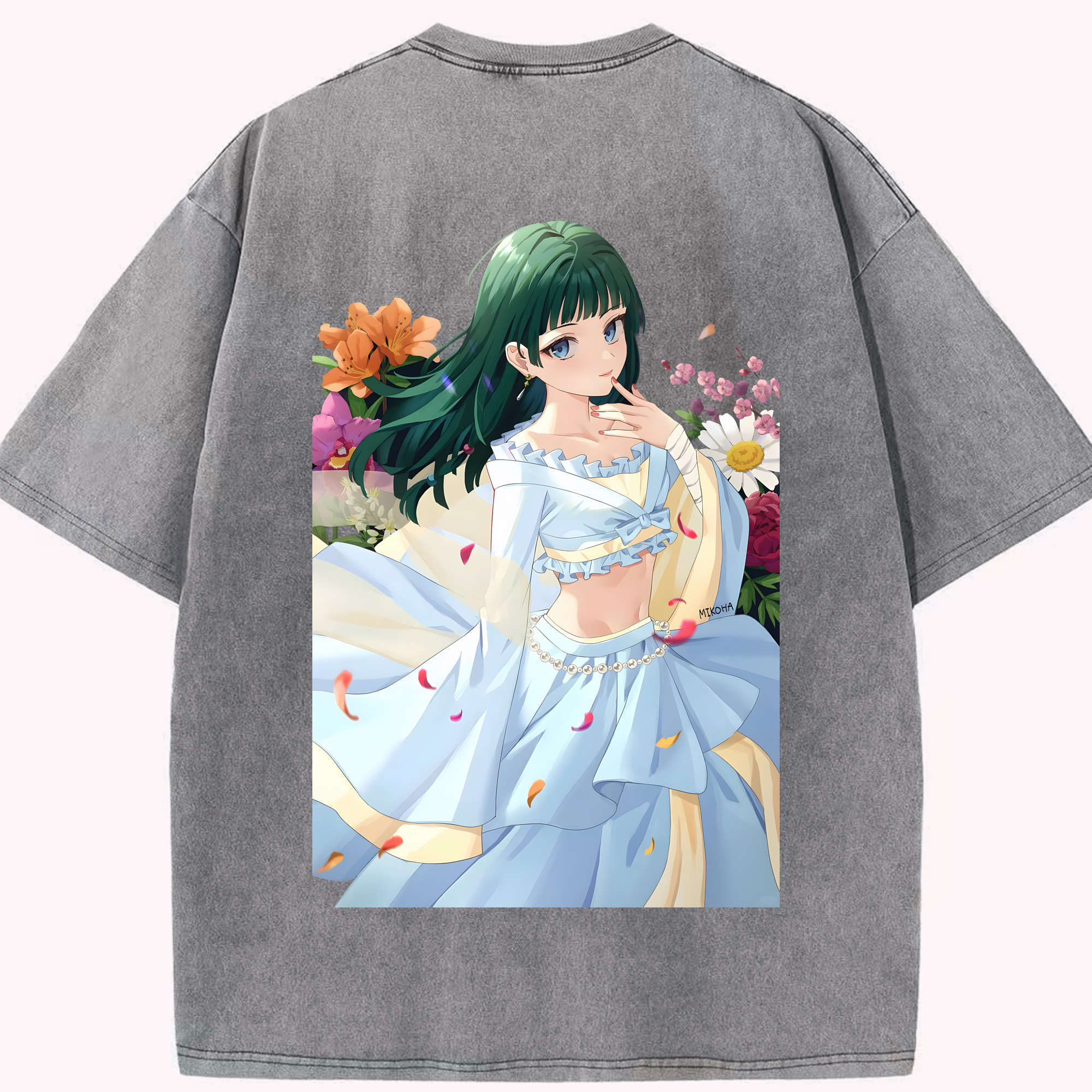 （画像用） 薬屋のひとりごと The Apothecary Diaries 綿100% ヴィンテージ風 半袖Tシャツ（背面プリント）