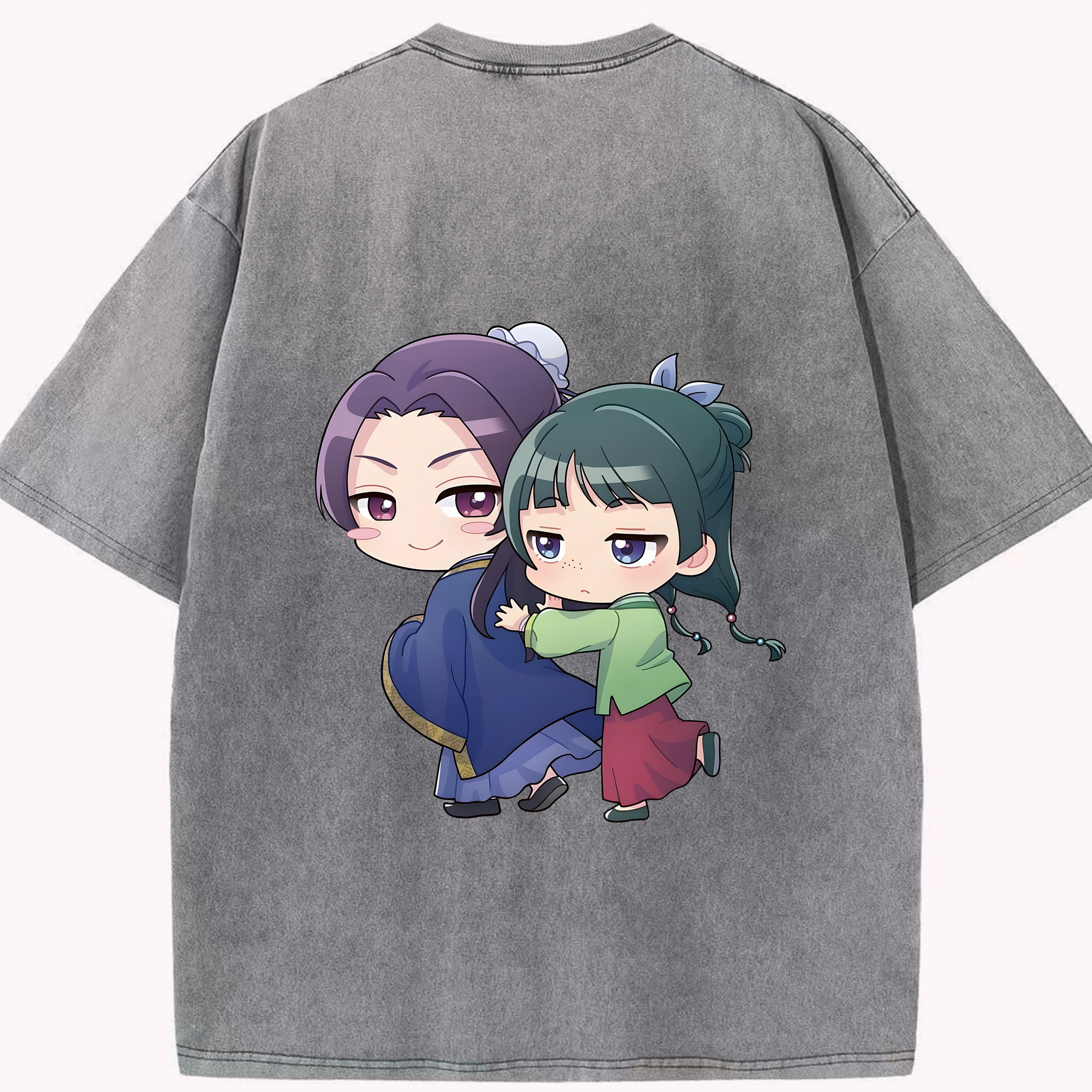 （画像用） 薬屋のひとりごと The Apothecary Diaries 綿100% ヴィンテージ風 半袖Tシャツ（背面プリント）