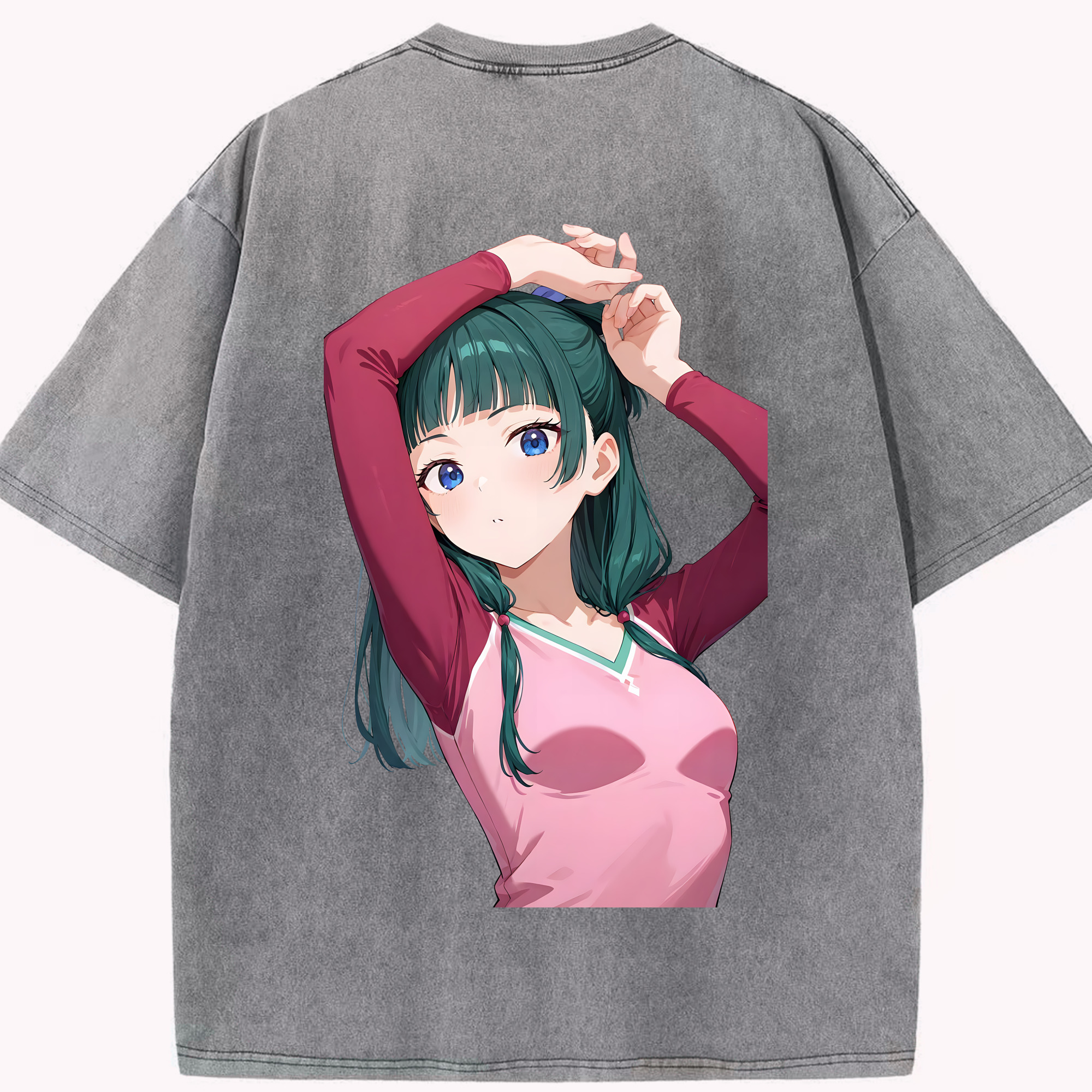 （画像用） 薬屋のひとりごと The Apothecary Diaries 綿100% ヴィンテージ風 半袖Tシャツ（背面プリント）