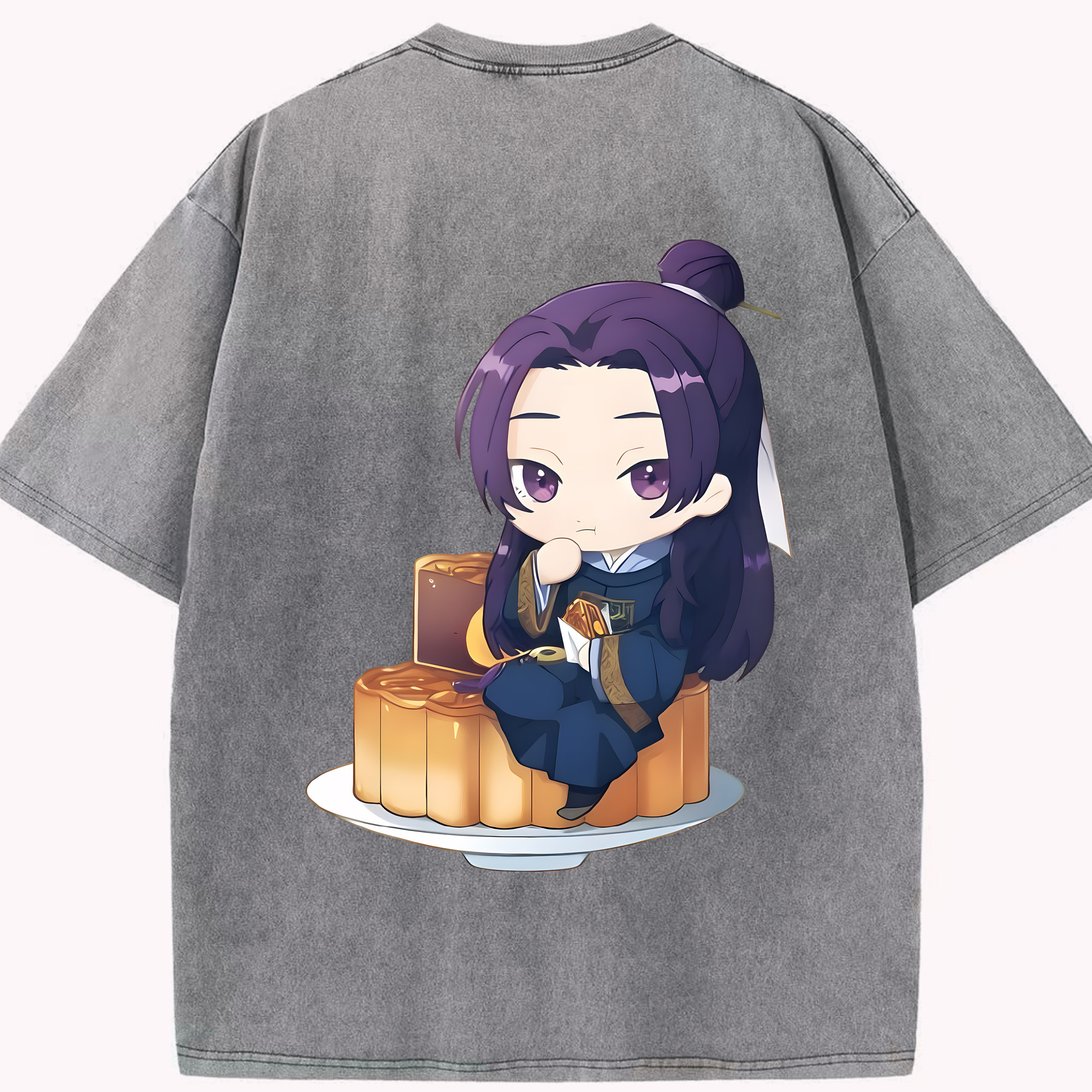 （画像用） 薬屋のひとりごと The Apothecary Diaries 綿100% ヴィンテージ風 半袖Tシャツ（背面プリント）