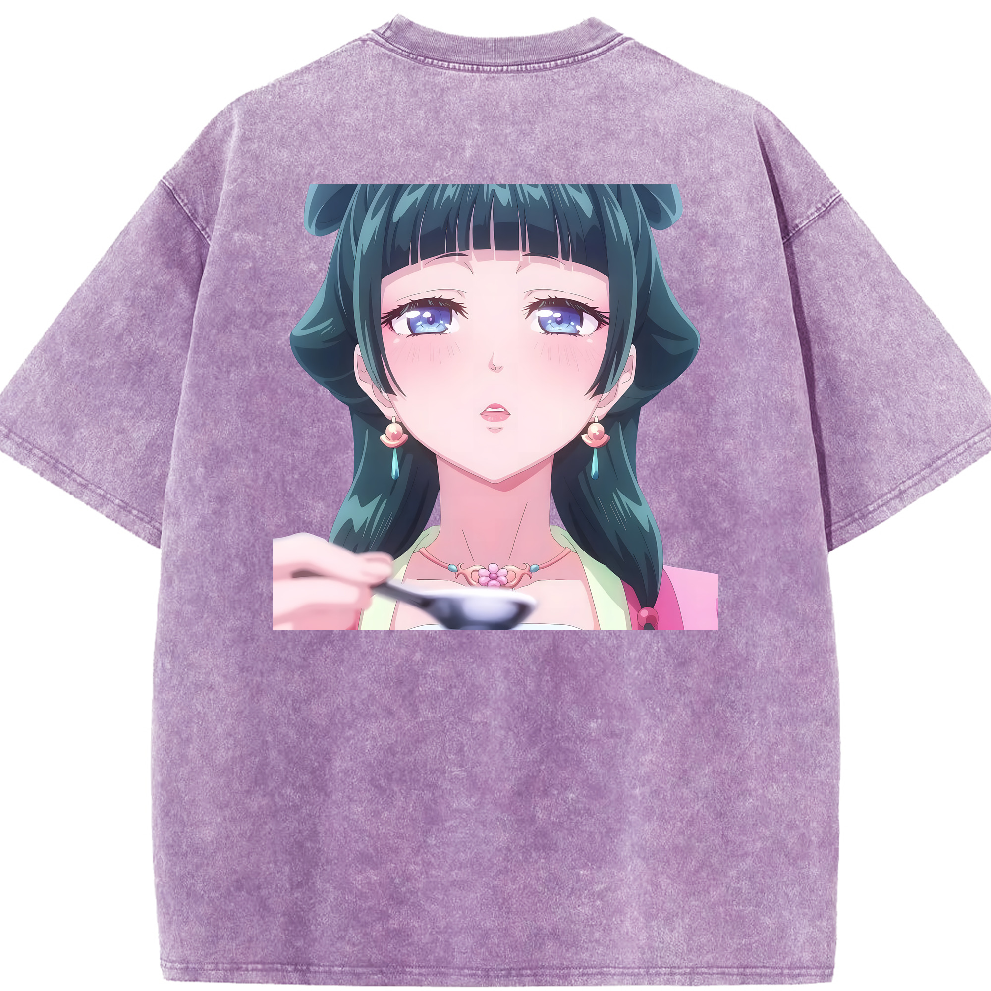 （画像用） 薬屋のひとりごと The Apothecary Diaries 綿100% ヴィンテージ風 半袖Tシャツ（背面プリント）