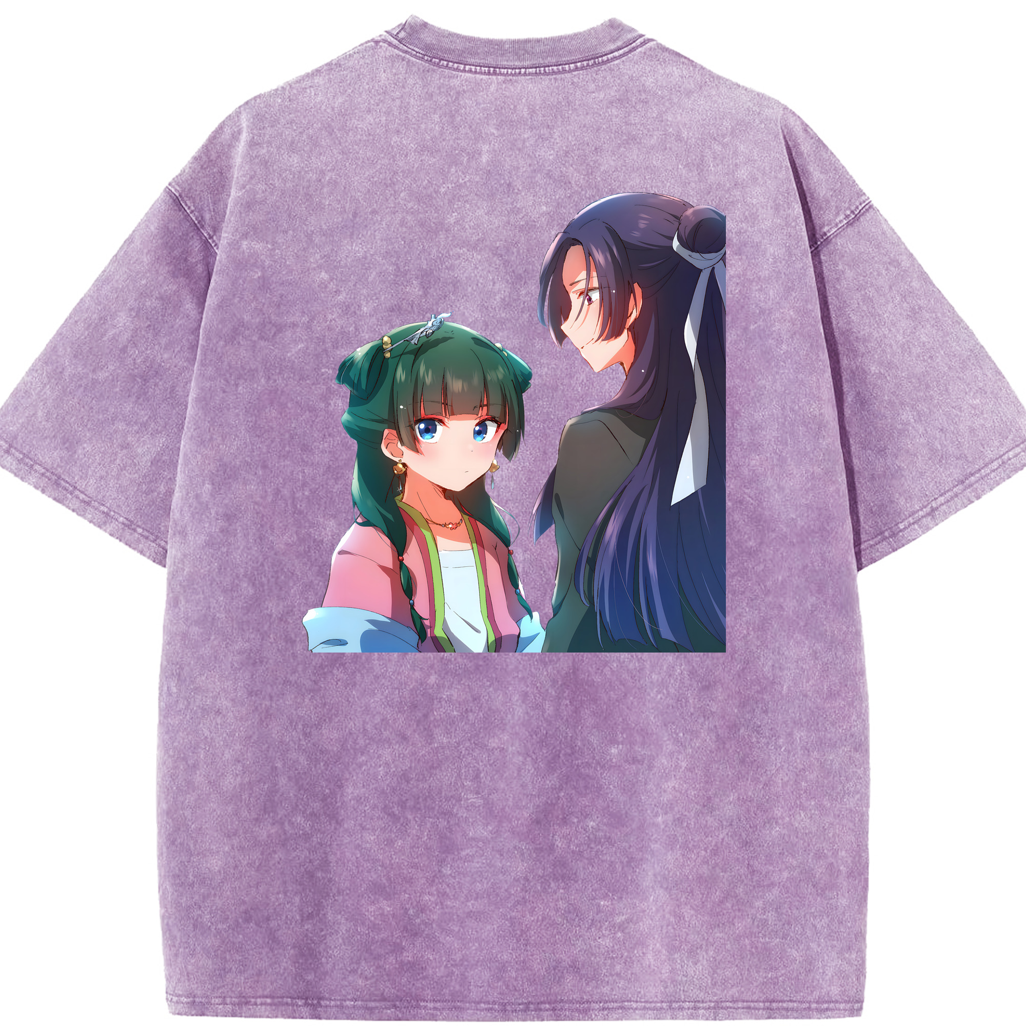 （画像用） 薬屋のひとりごと The Apothecary Diaries 綿100% ヴィンテージ風 半袖Tシャツ（背面プリント）