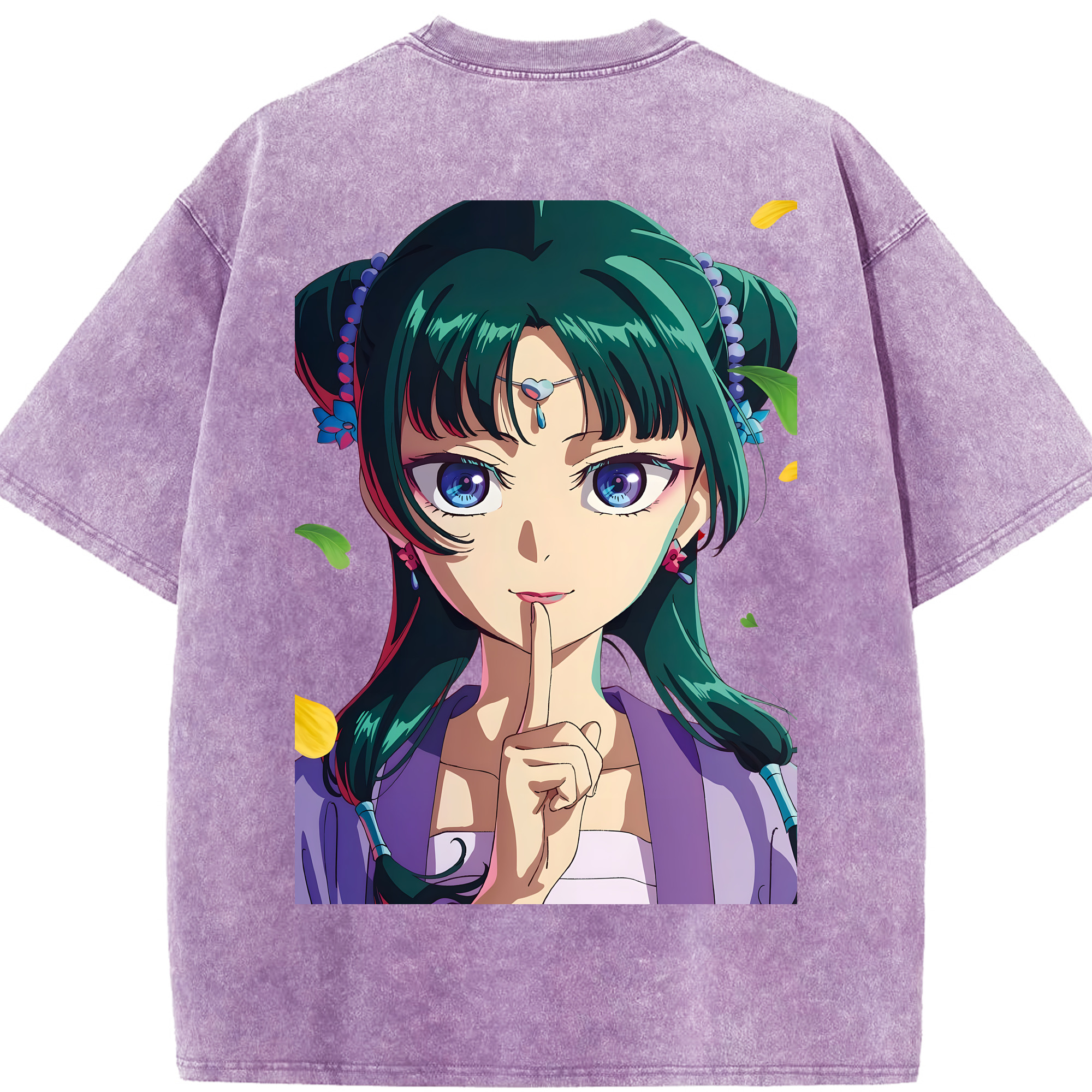（画像用） 薬屋のひとりごと The Apothecary Diaries 綿100% ヴィンテージ風 半袖Tシャツ（背面プリント）