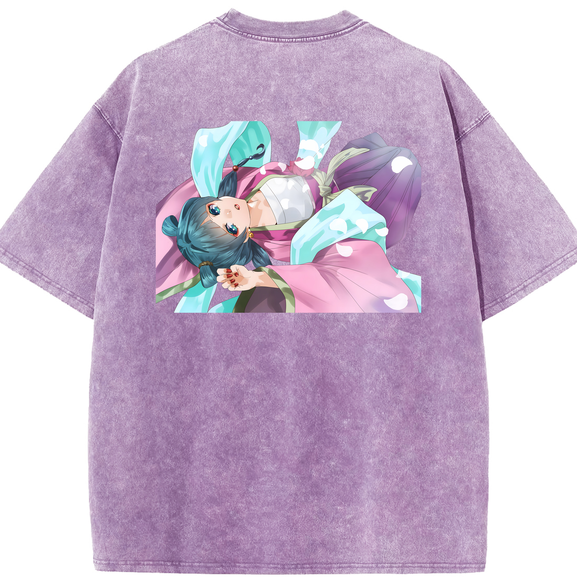 （画像用） 薬屋のひとりごと The Apothecary Diaries 綿100% ヴィンテージ風 半袖Tシャツ（背面プリント）