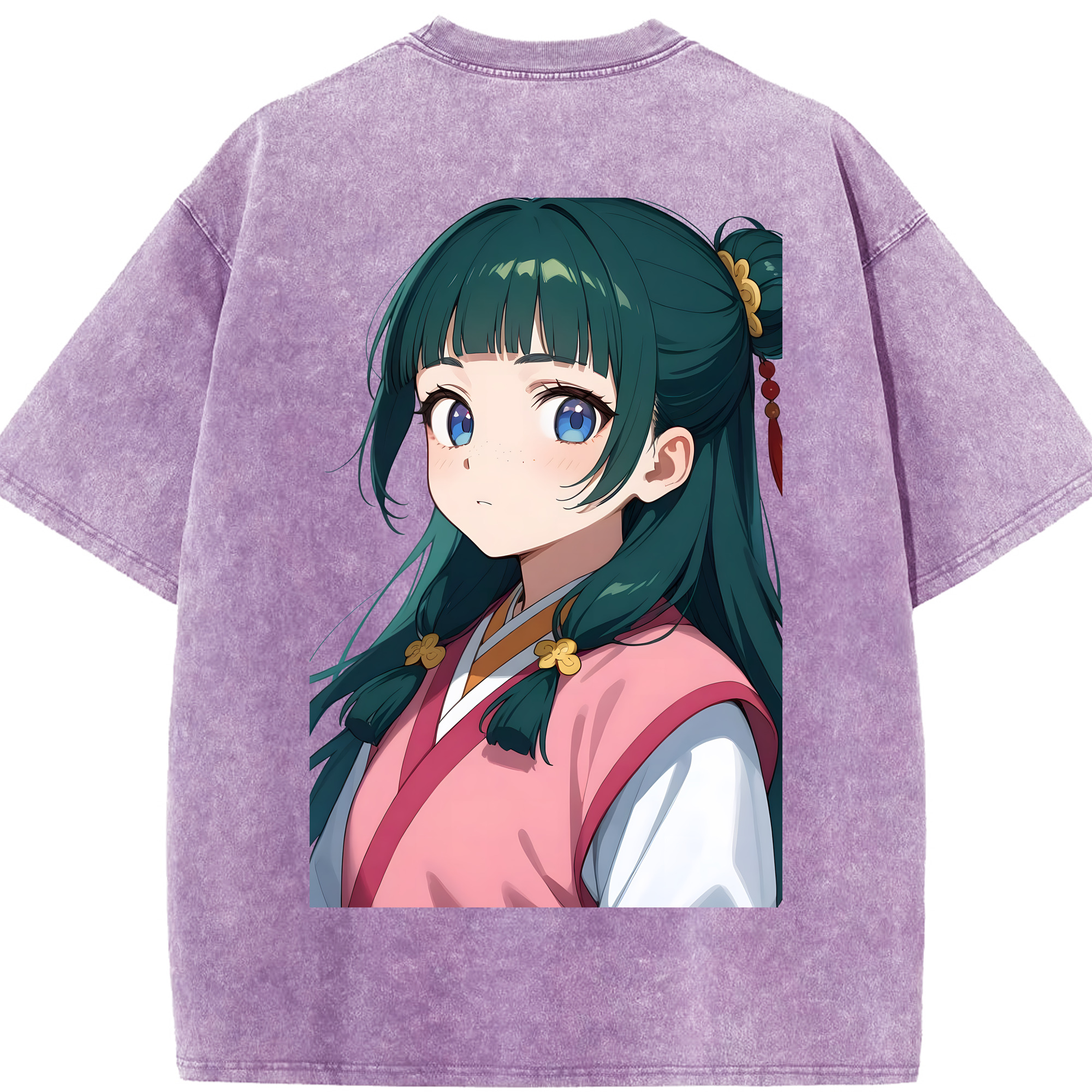 （画像用） 薬屋のひとりごと The Apothecary Diaries 綿100% ヴィンテージ風 半袖Tシャツ（背面プリント）