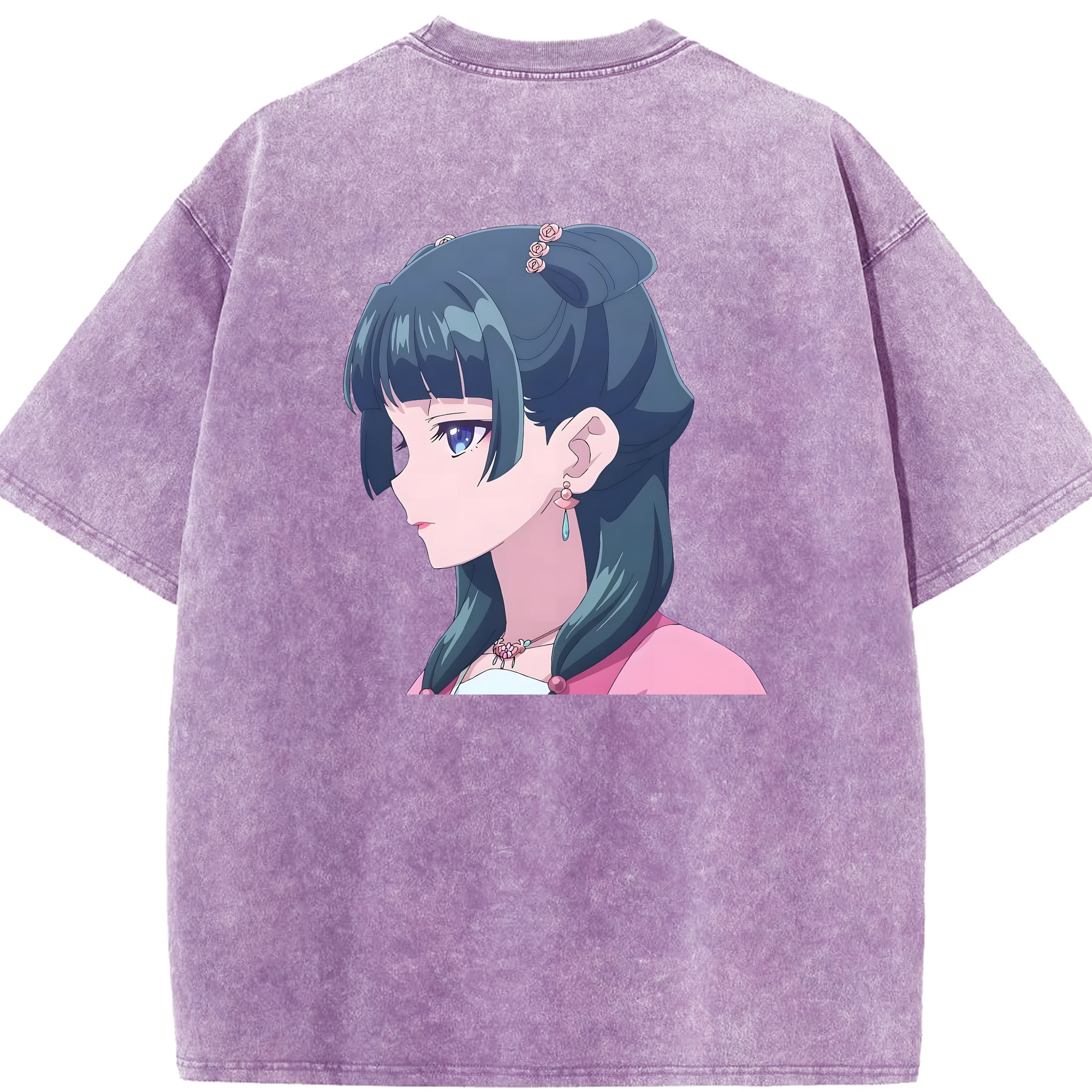 （画像用） 薬屋のひとりごと The Apothecary Diaries 綿100% ヴィンテージ風 半袖Tシャツ（背面プリント）