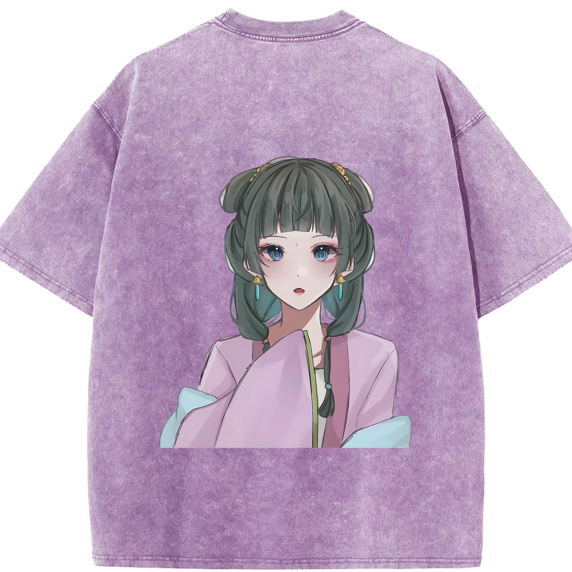 （画像用） 薬屋のひとりごと The Apothecary Diaries 綿100% ヴィンテージ風 半袖Tシャツ（背面プリント）