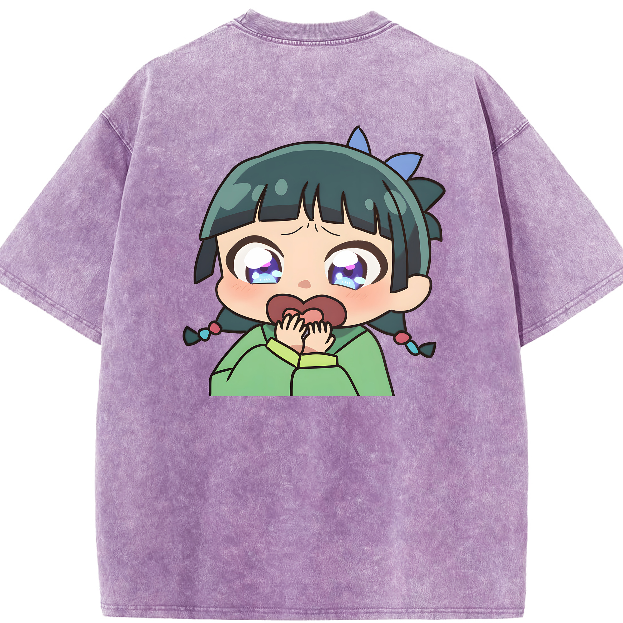 （画像用） 薬屋のひとりごと The Apothecary Diaries 綿100% ヴィンテージ風 半袖Tシャツ（背面プリント）
