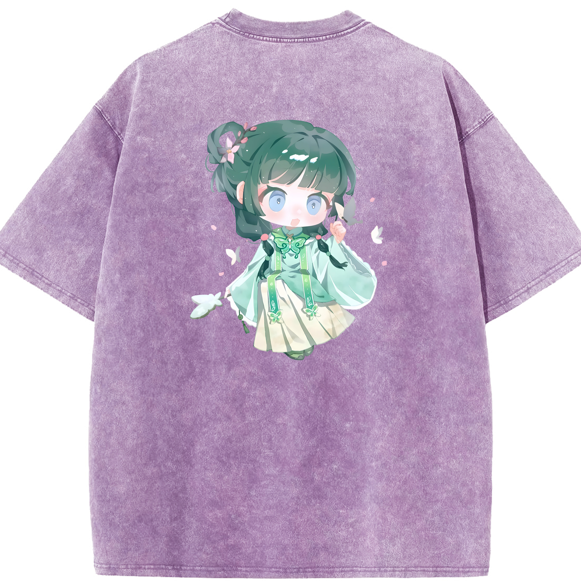 （画像用） 薬屋のひとりごと The Apothecary Diaries 綿100% ヴィンテージ風 半袖Tシャツ（背面プリント）
