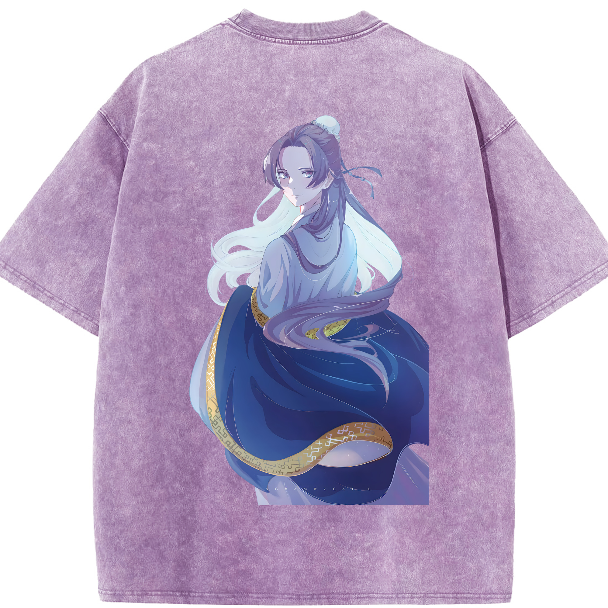 （画像用） 薬屋のひとりごと The Apothecary Diaries 綿100% ヴィンテージ風 半袖Tシャツ（背面プリント）