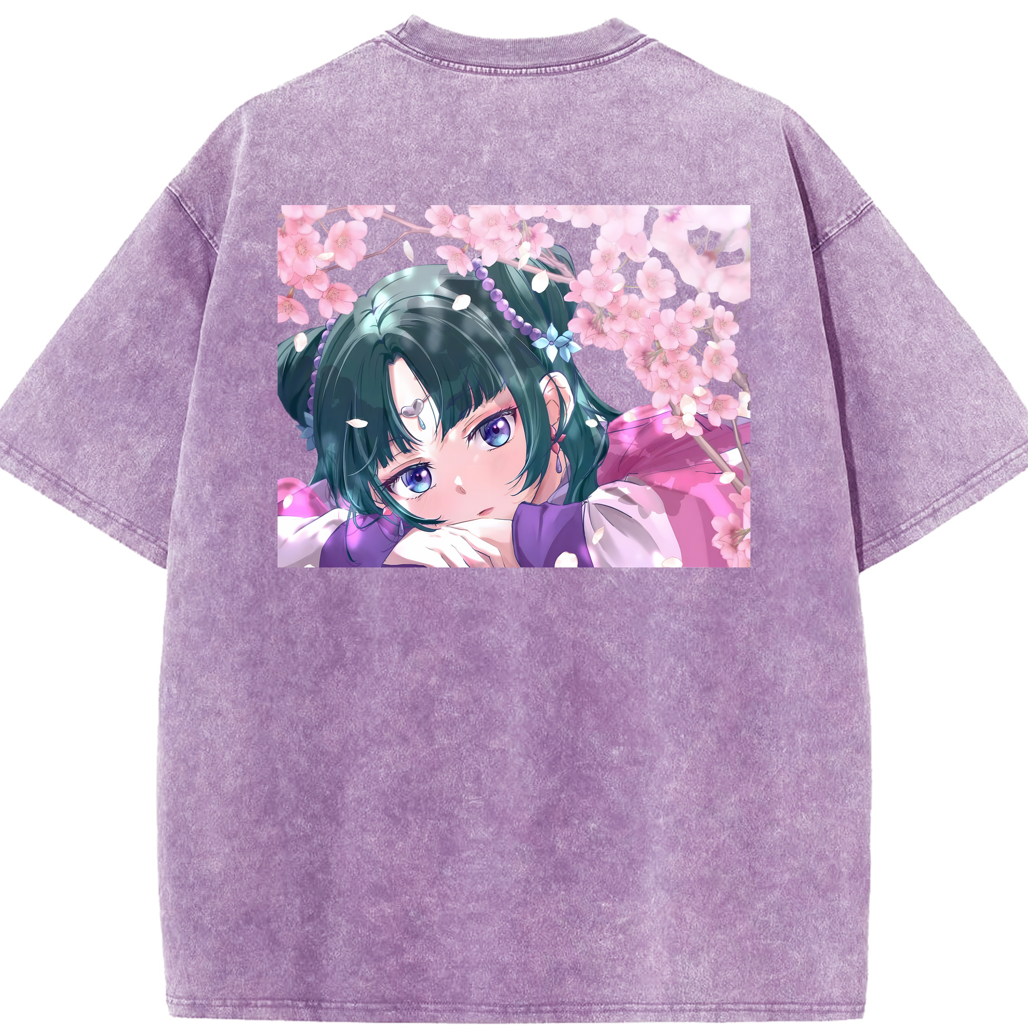 （画像用） 薬屋のひとりごと The Apothecary Diaries 綿100% ヴィンテージ風 半袖Tシャツ（背面プリント）