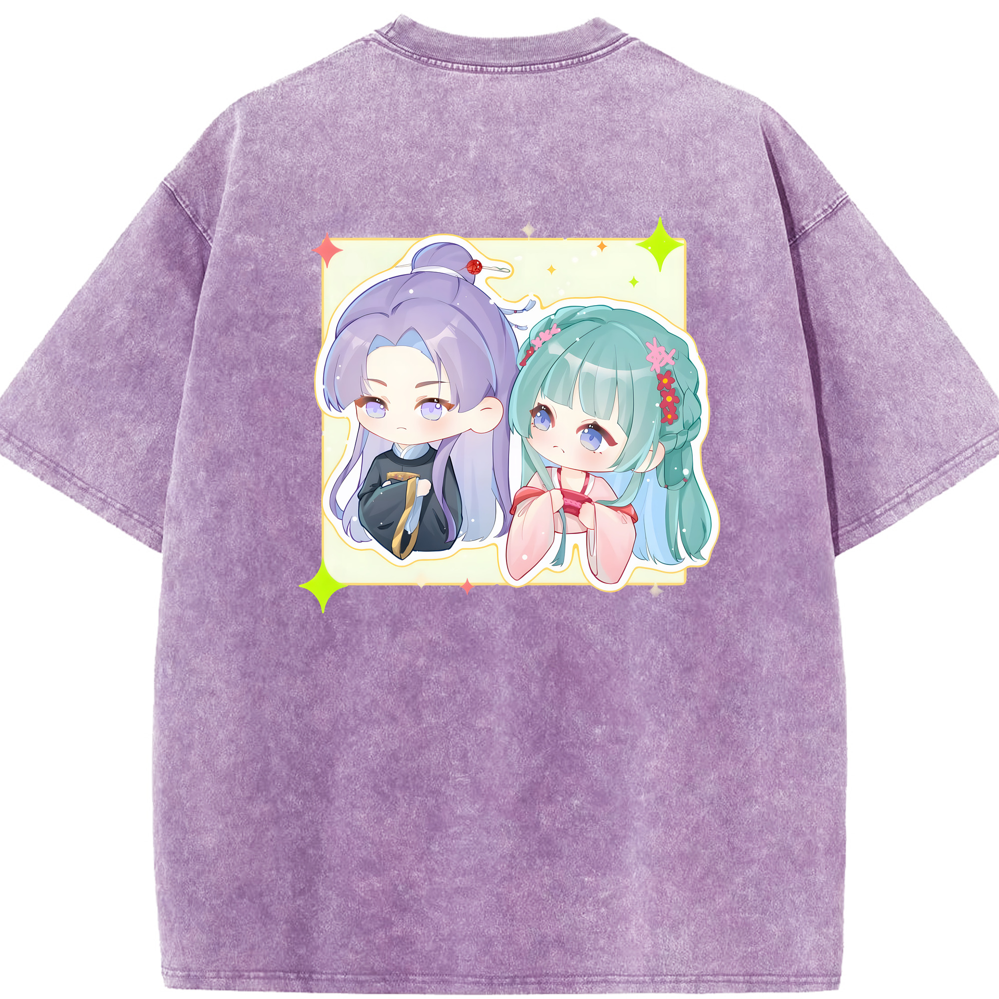 （画像用） 薬屋のひとりごと The Apothecary Diaries 綿100% ヴィンテージ風 半袖Tシャツ（背面プリント）