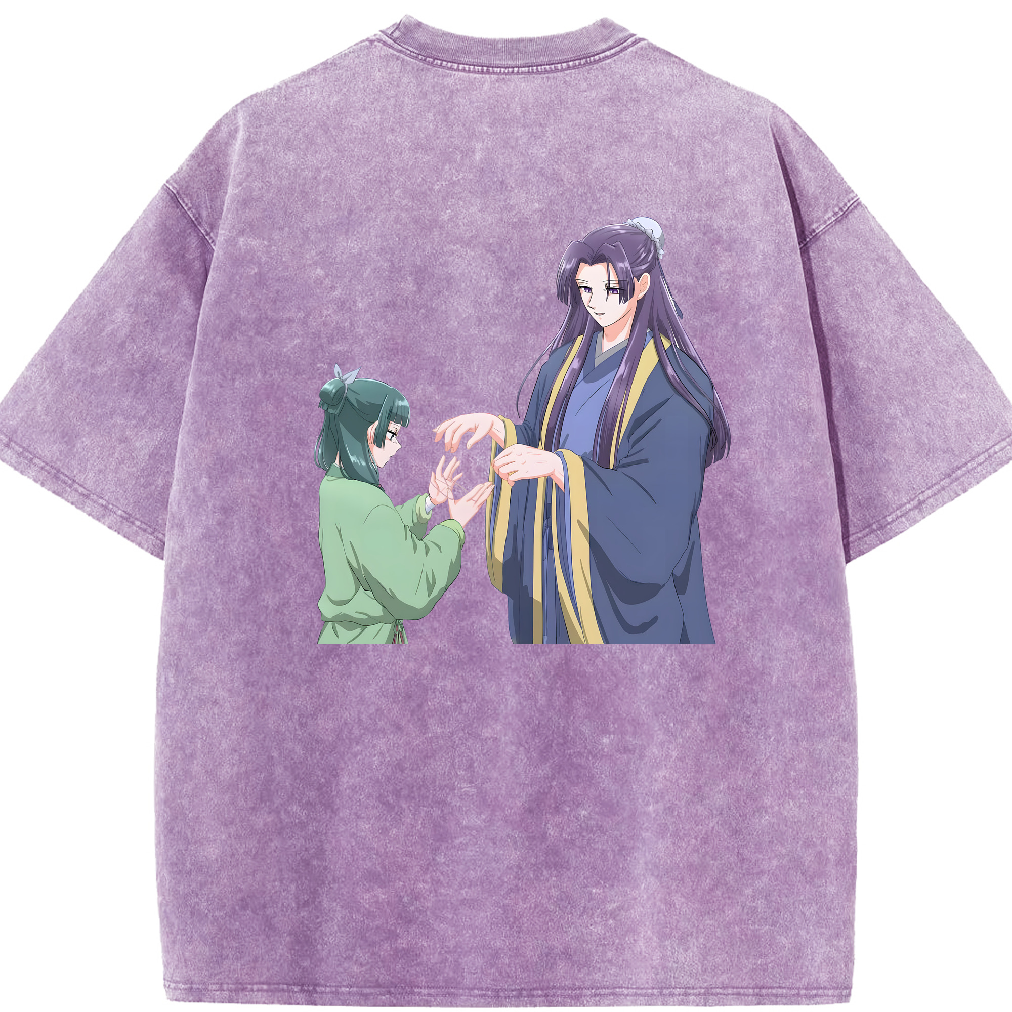 （画像用） 薬屋のひとりごと The Apothecary Diaries 綿100% ヴィンテージ風 半袖Tシャツ（背面プリント）
