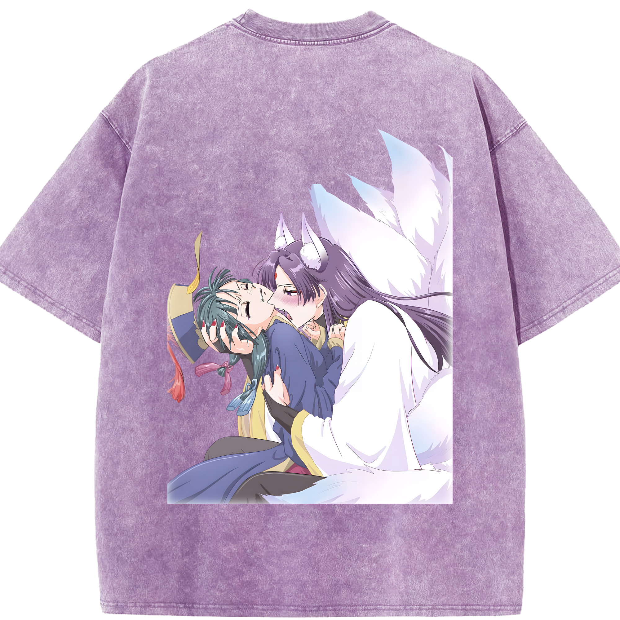 （画像用） 薬屋のひとりごと The Apothecary Diaries 綿100% ヴィンテージ風 半袖Tシャツ（背面プリント）