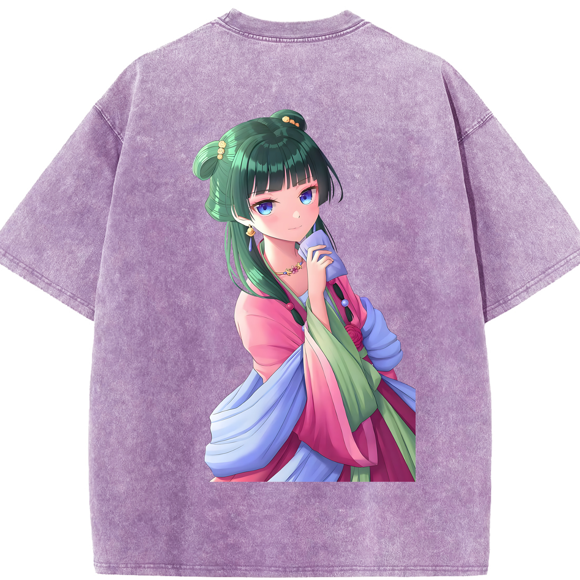 （画像用） 薬屋のひとりごと The Apothecary Diaries 綿100% ヴィンテージ風 半袖Tシャツ（背面プリント）