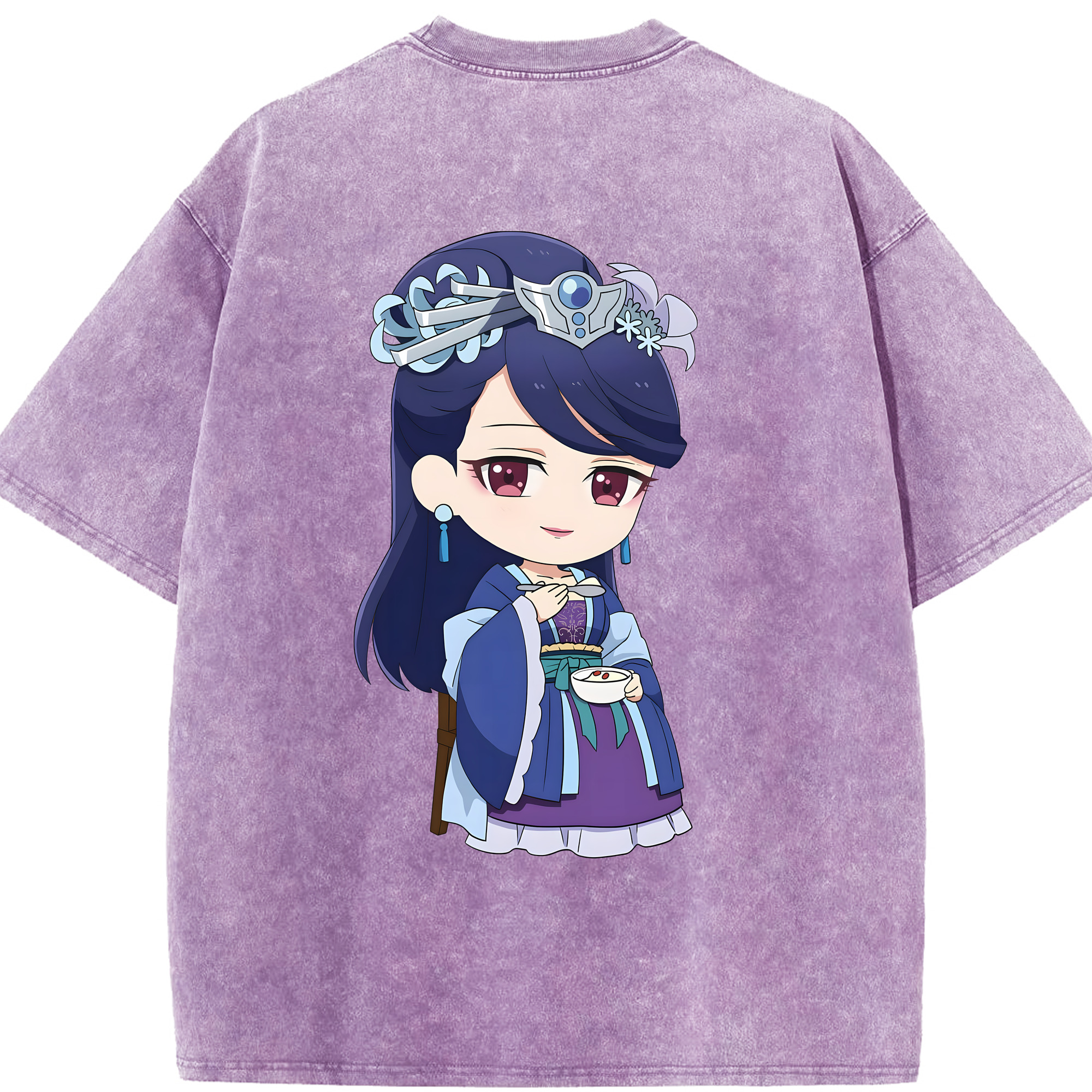 （画像用） 薬屋のひとりごと The Apothecary Diaries 綿100% ヴィンテージ風 半袖Tシャツ（背面プリント）