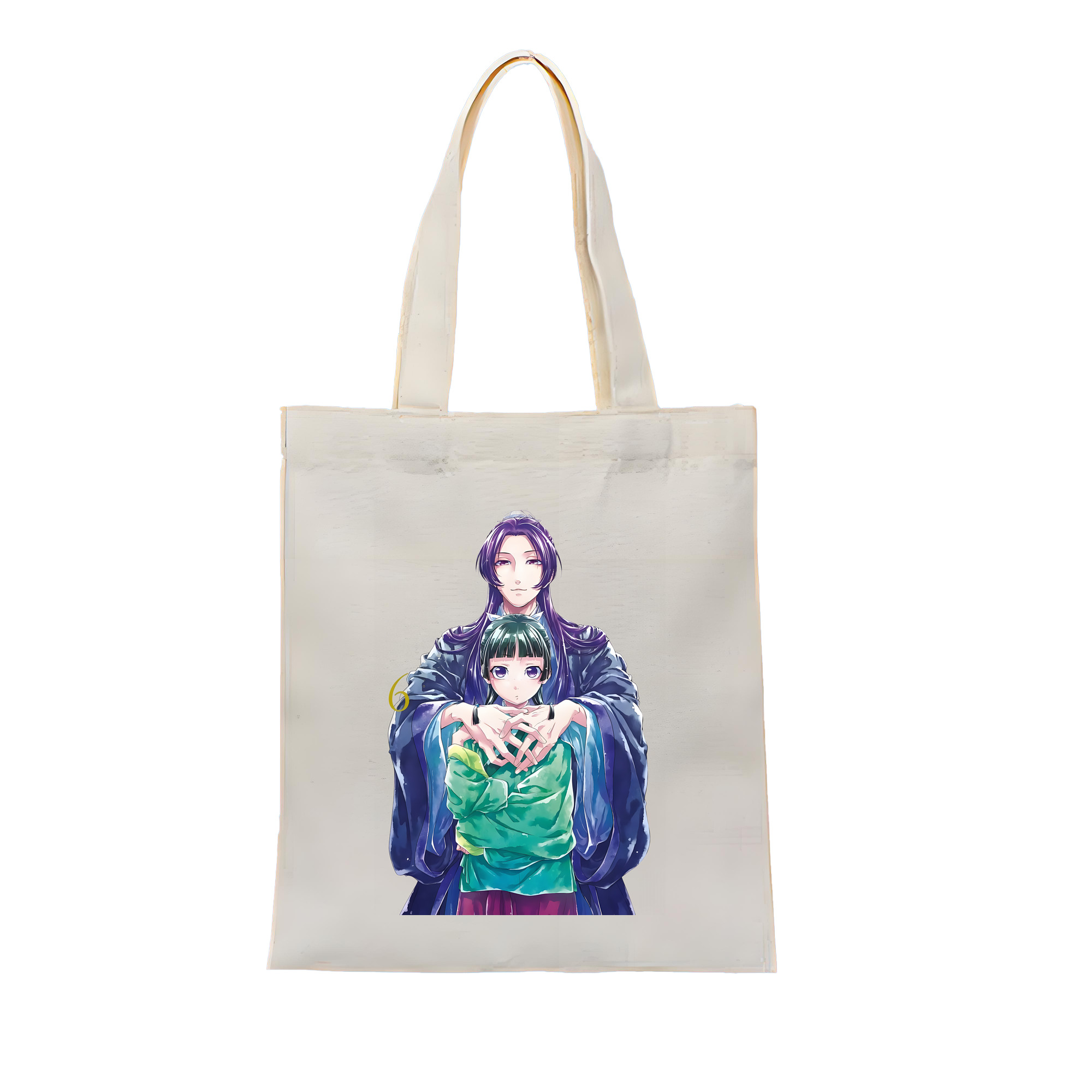 （画像用） 薬屋のひとりごと The Apothecary Diaries 縦型キャンバス生地手提げバッグ　トートバッグ