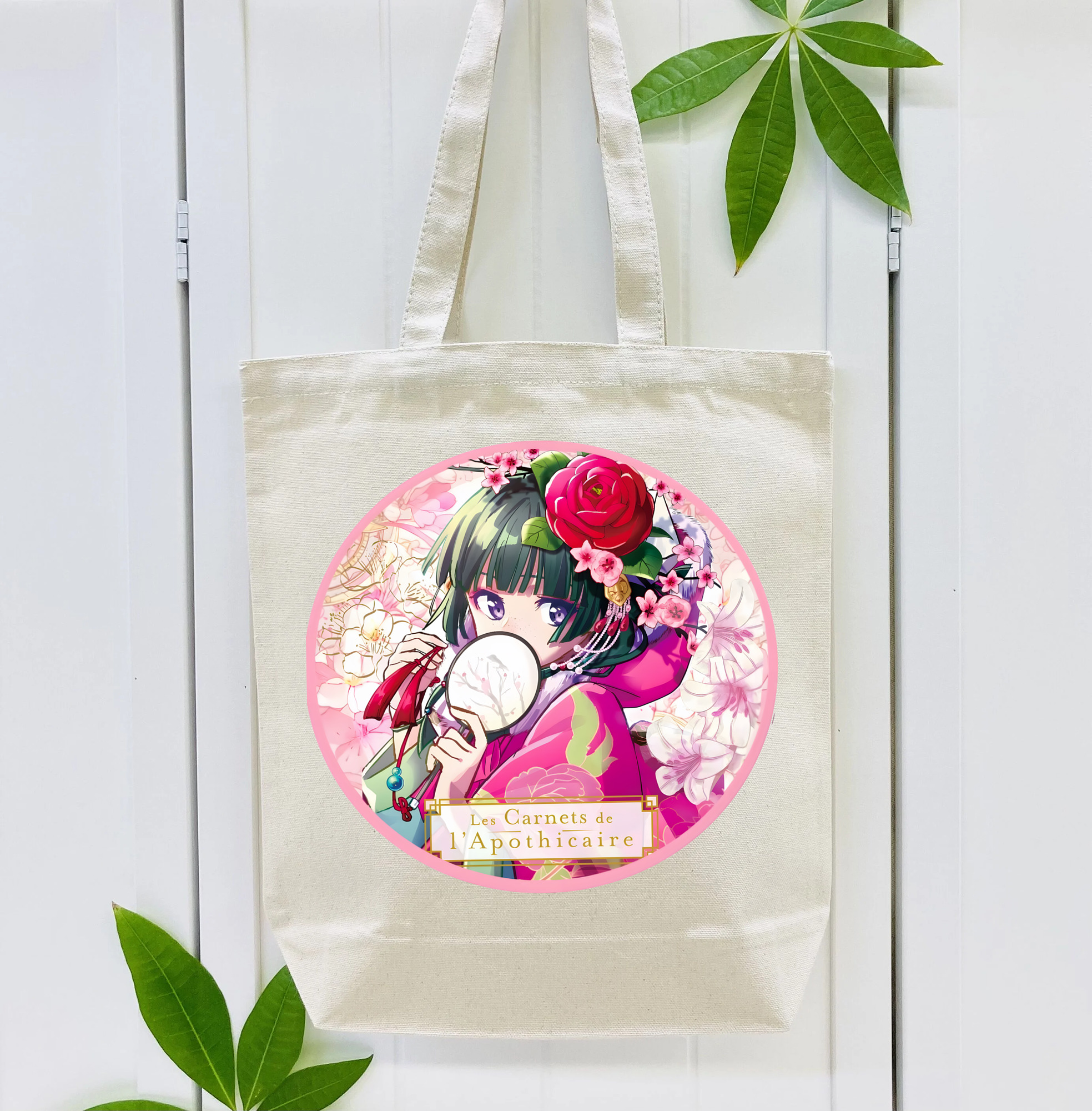 薬屋のひとりごと The Apothecary Diaries 縦型キャンバス生地手提げバッグ　トートバッグ