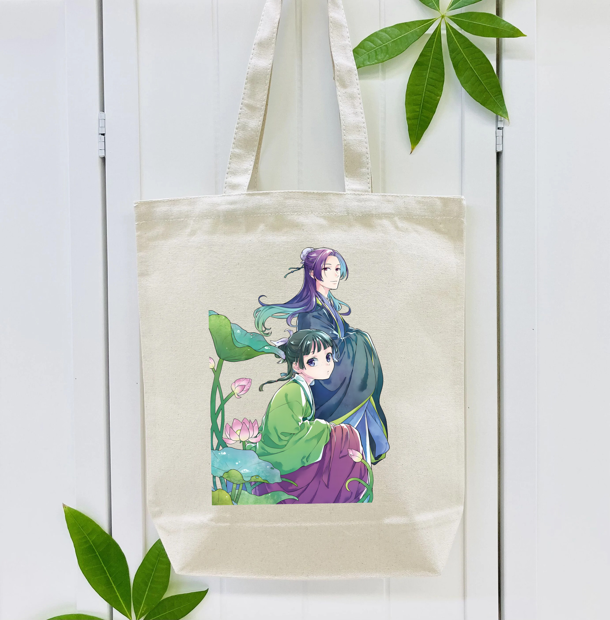 薬屋のひとりごと The Apothecary Diaries 縦型キャンバス生地手提げバッグ　トートバッグ