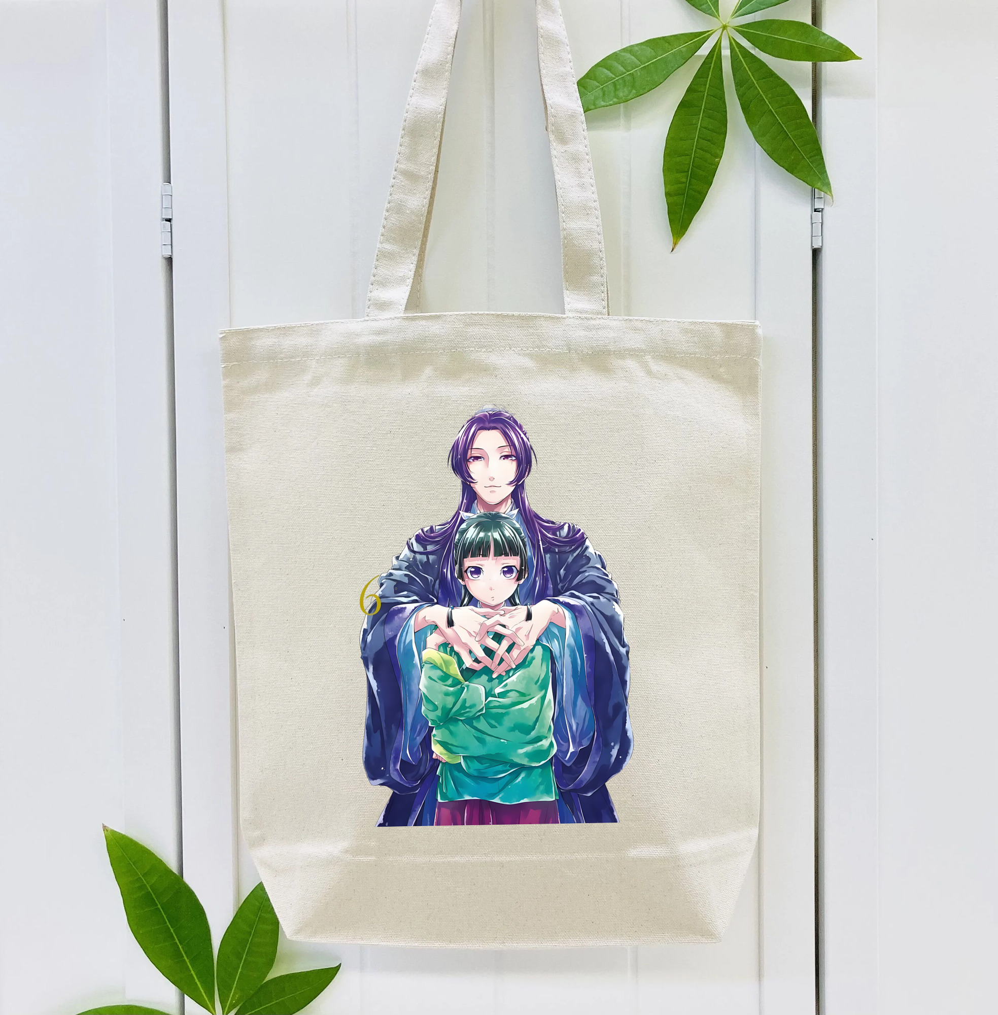 薬屋のひとりごと The Apothecary Diaries 縦型キャンバス生地手提げバッグ　トートバッグ