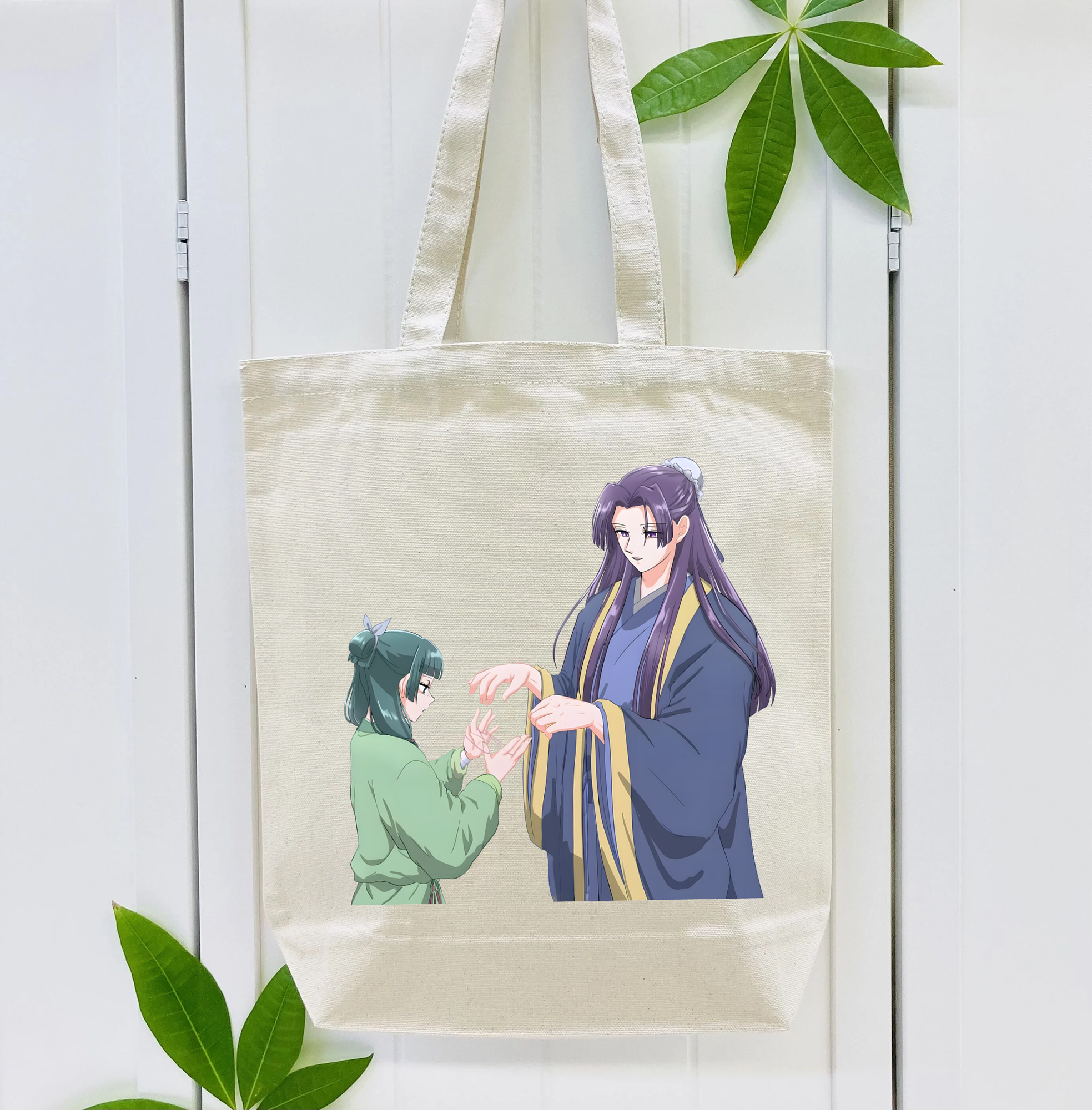薬屋のひとりごと The Apothecary Diaries 縦型キャンバス生地手提げバッグ　トートバッグ