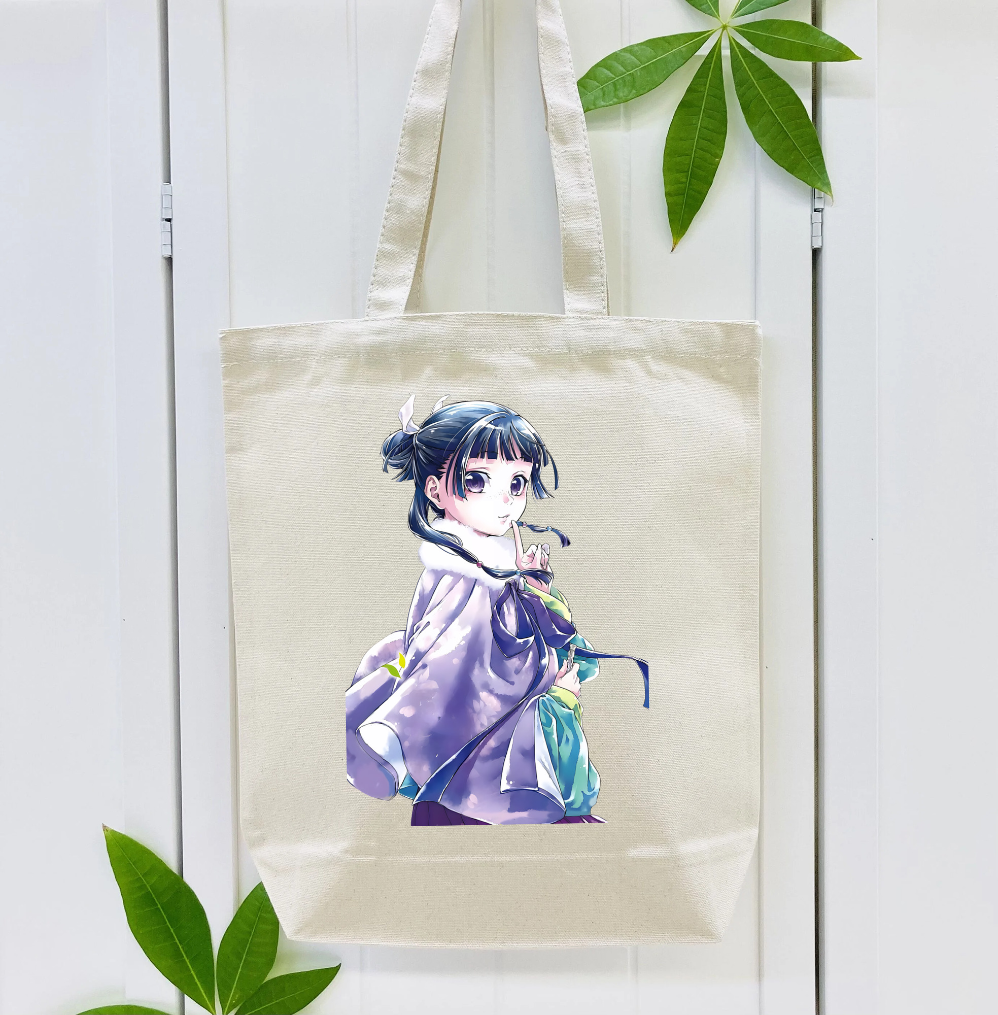 薬屋のひとりごと The Apothecary Diaries 縦型キャンバス生地手提げバッグ　トートバッグ