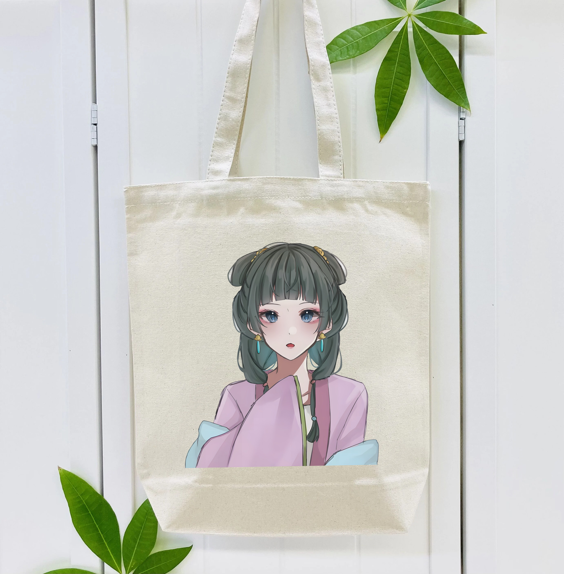 薬屋のひとりごと The Apothecary Diaries 縦型キャンバス生地手提げバッグ　トートバッグ