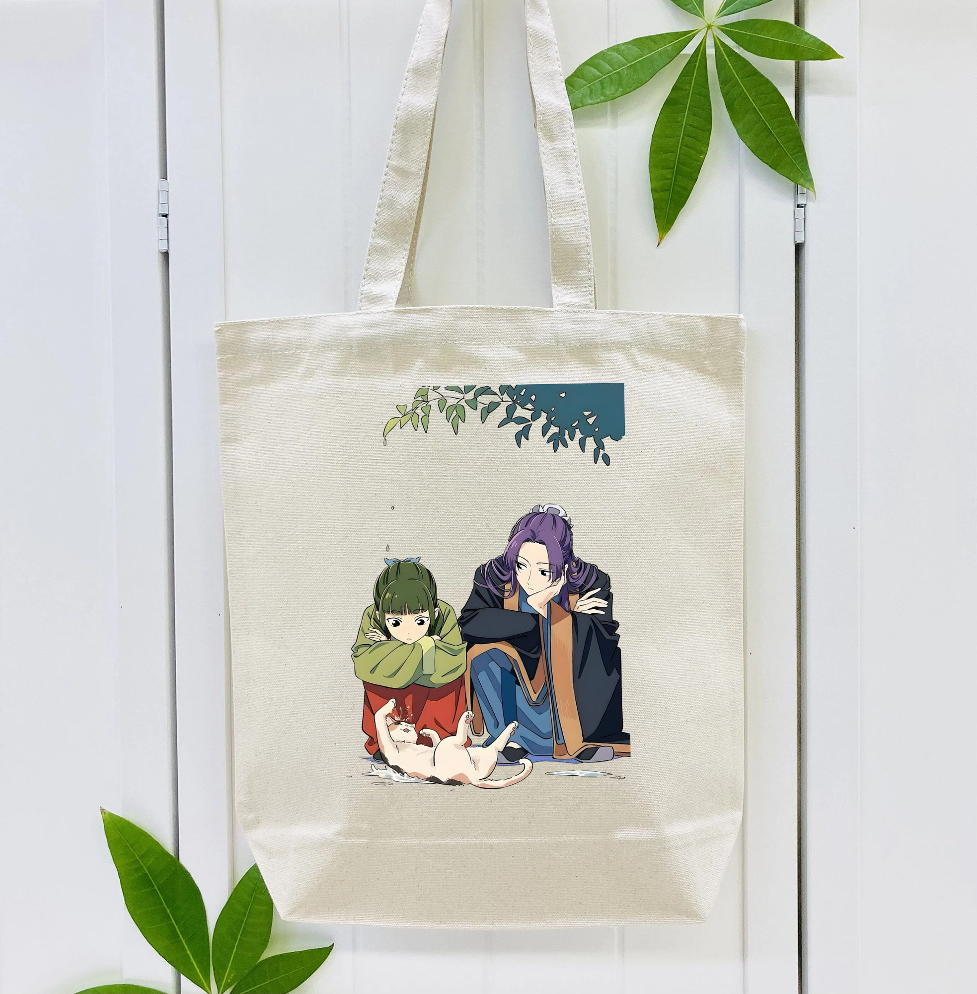 薬屋のひとりごと The Apothecary Diaries 縦型キャンバス生地手提げバッグ　トートバッグ