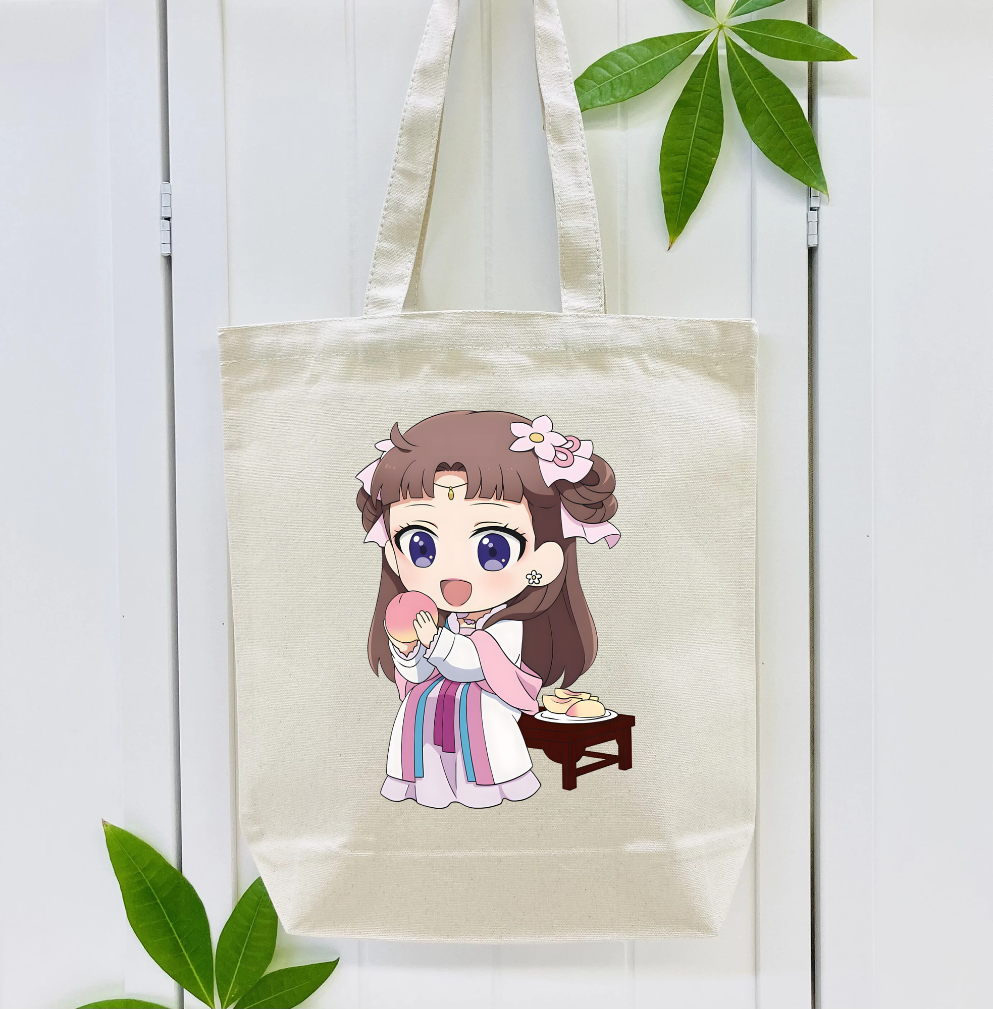薬屋のひとりごと The Apothecary Diaries 縦型キャンバス生地手提げバッグ　トートバッグ