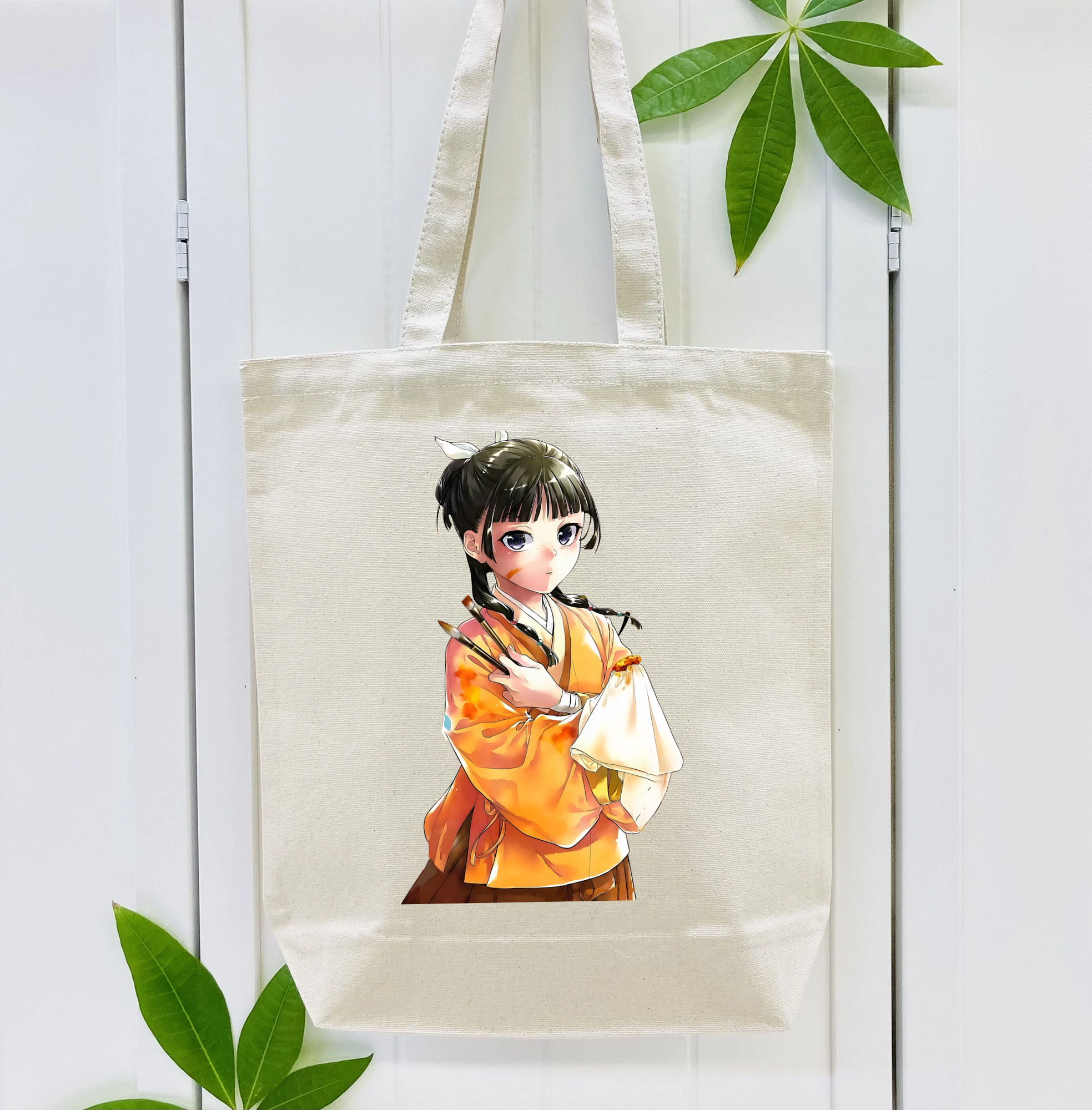 薬屋のひとりごと The Apothecary Diaries 縦型キャンバス生地手提げバッグ　トートバッグ