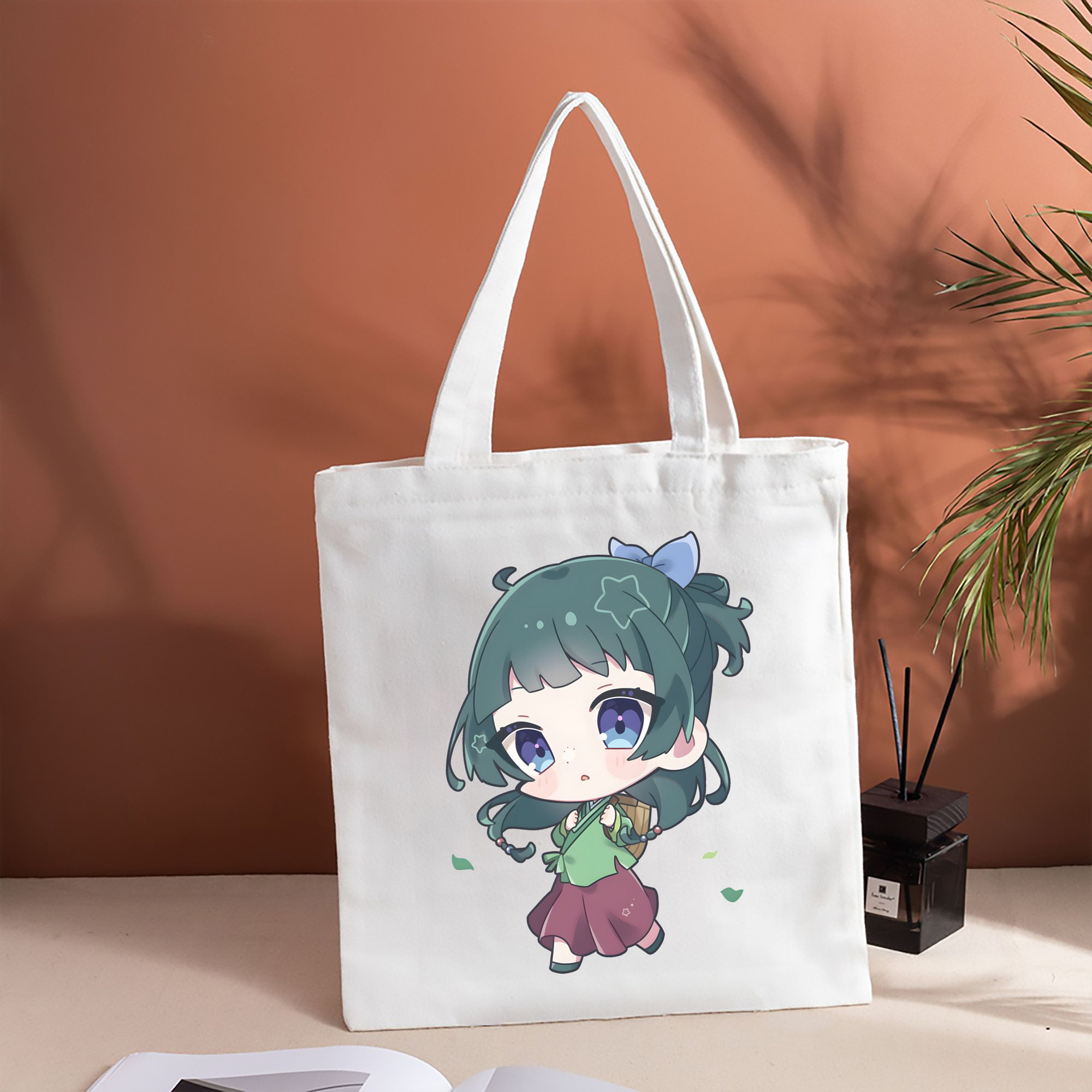 薬屋のひとりごと The Apothecary Diaries 縦型キャンバス生地手提げバッグ　トートバッグ