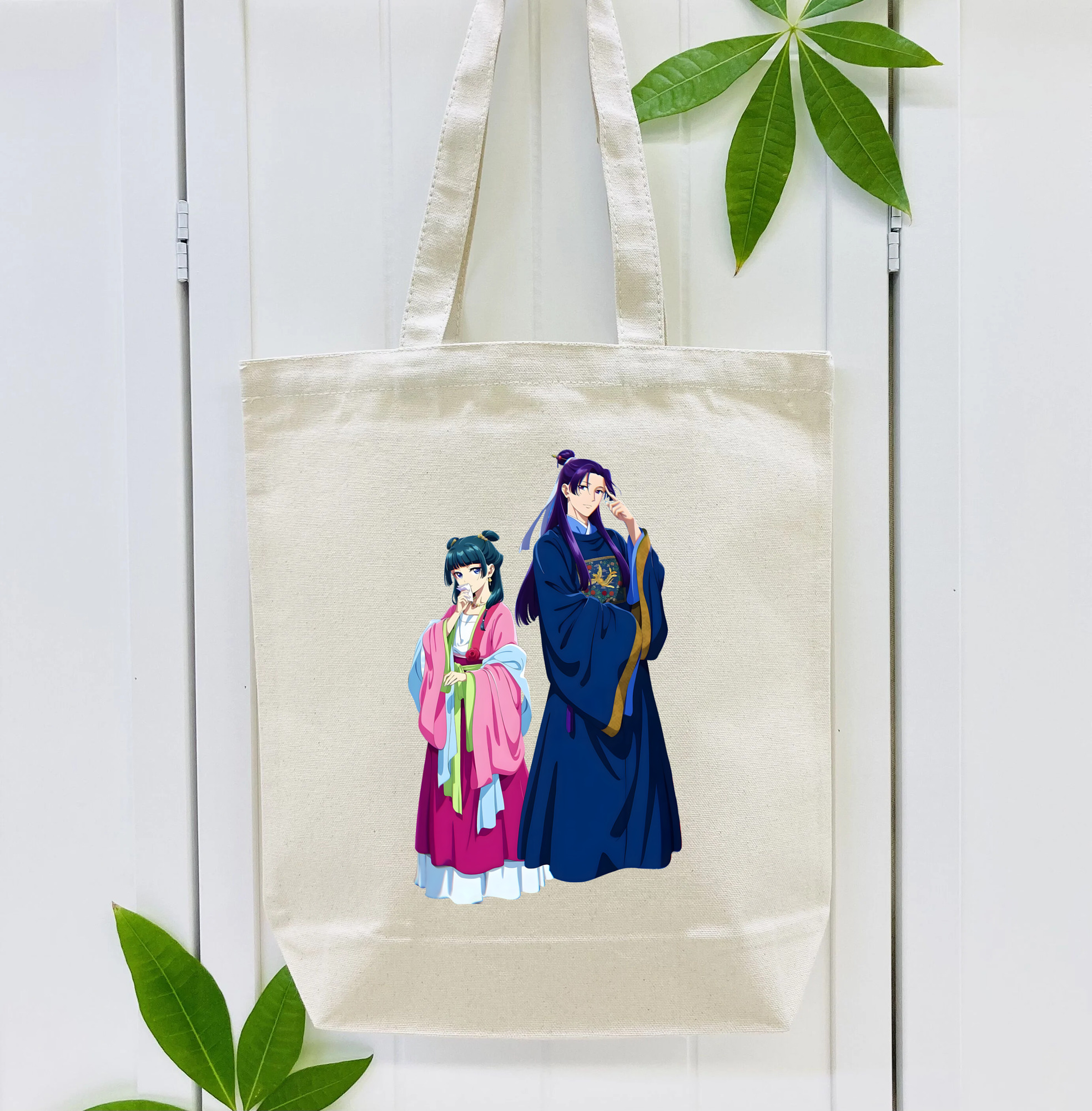 薬屋のひとりごと The Apothecary Diaries 縦型キャンバス生地手提げバッグ　トートバッグ