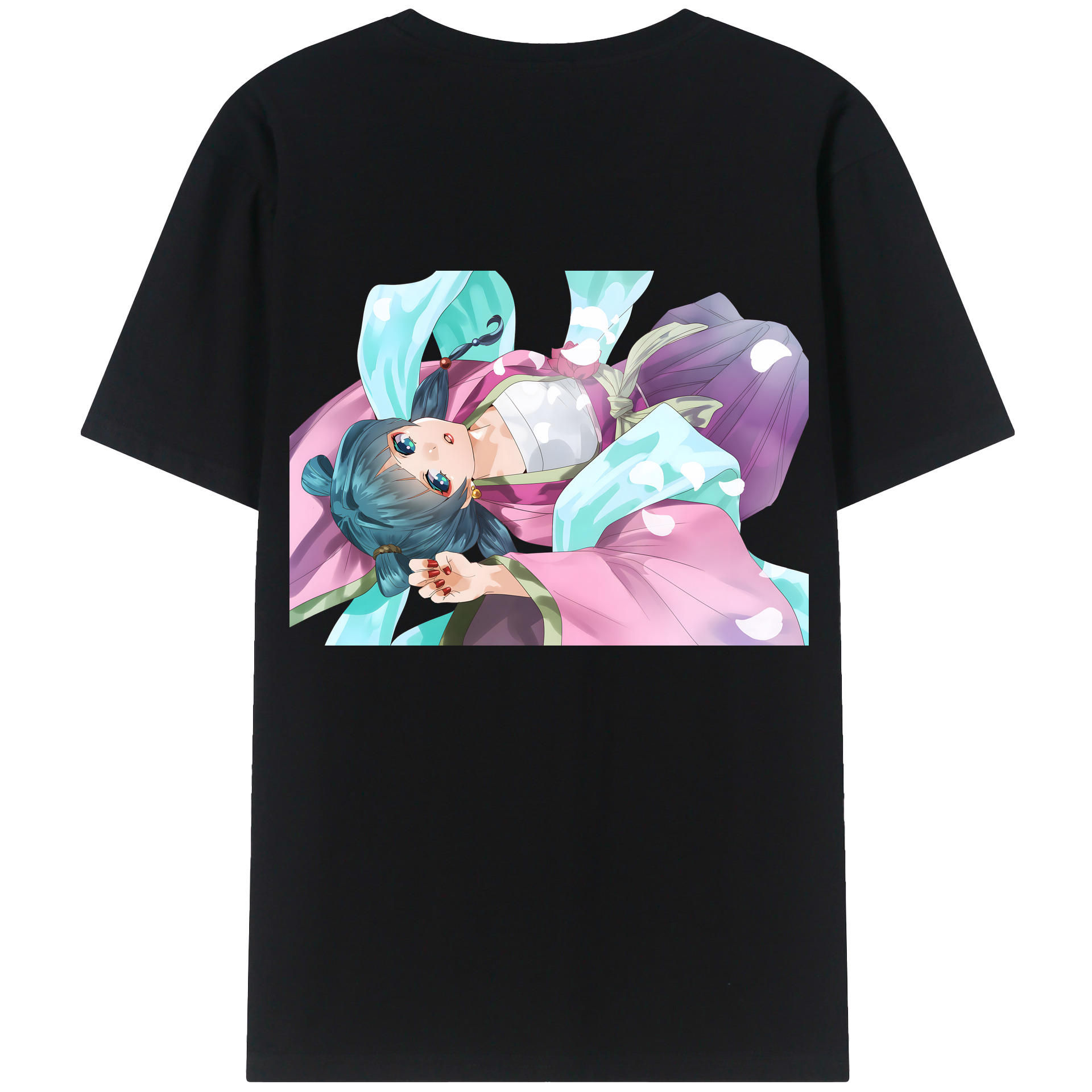 （画像用） 薬屋のひとりごと The Apothecary Diaries 綿100％ メンズ半袖Tシャツ（バックプリント） 通気性